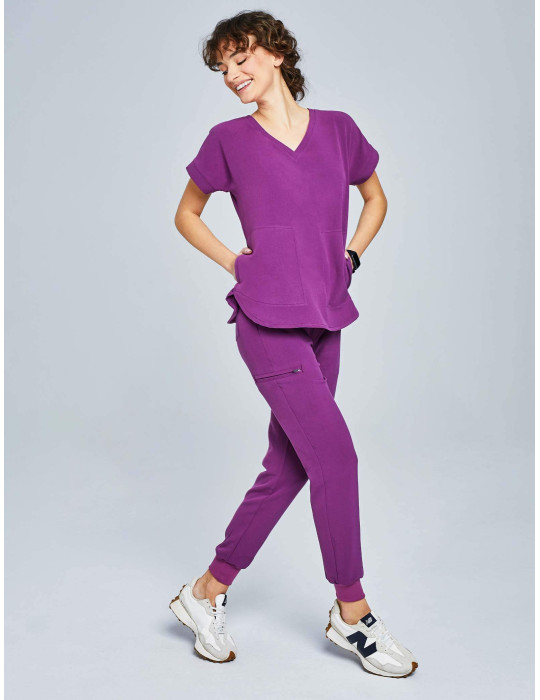 Spodnie Joggery Damskie - GRAPE PURPLE
