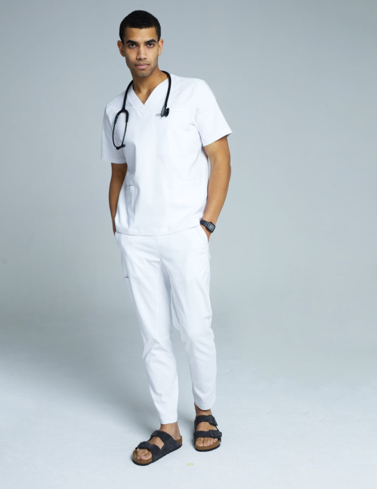 Spodnie Basic Męskie - White