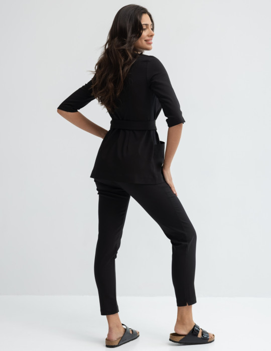 Pantaloni Medici Donna Slim Fit – TRUE BLACK