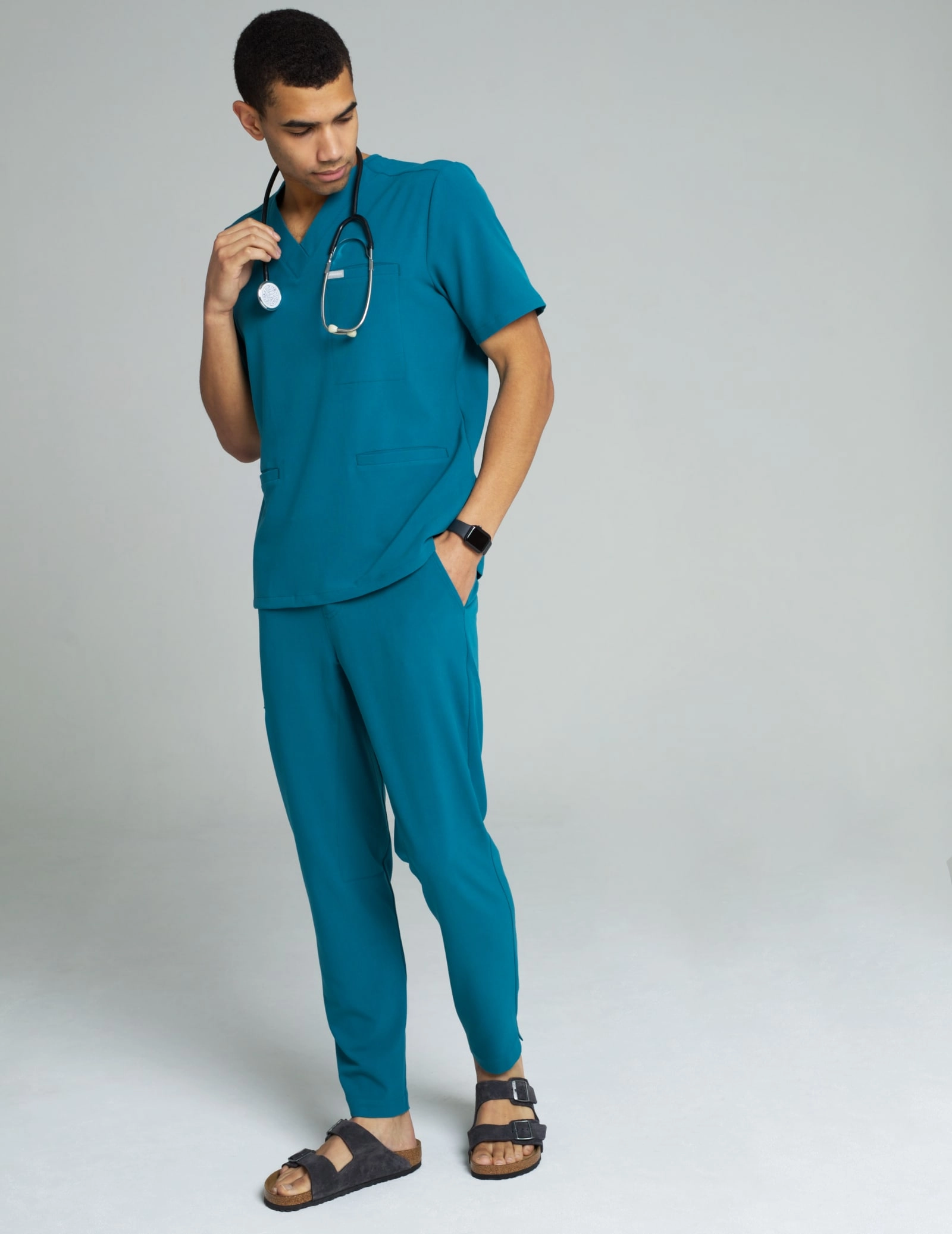 Pantaloni Medici Uomo Basic - OCEAN BLUE