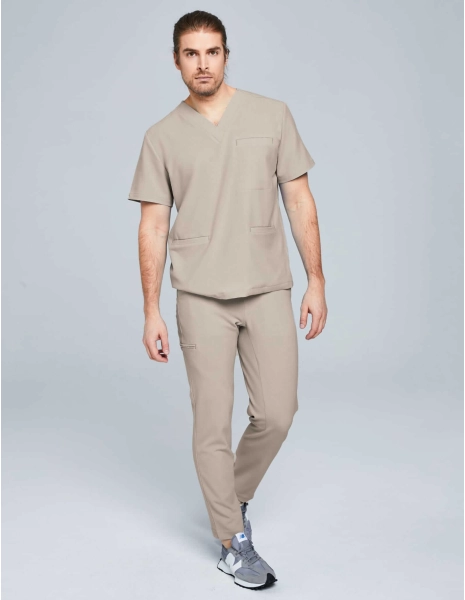 OUTLET Pantaloni Basic da Uomo - BEIGE
