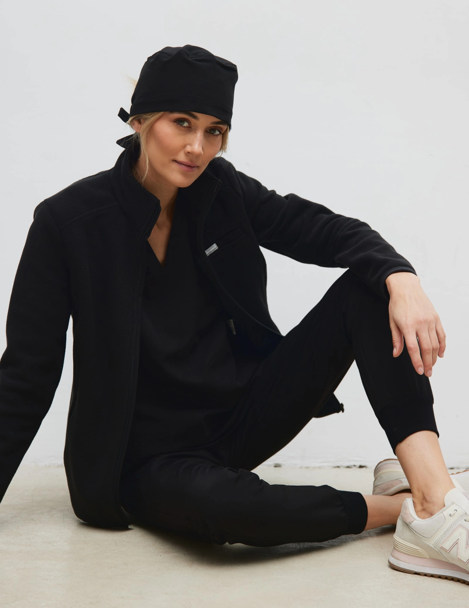 Giacca in Pile Donna COZY HEAT  - BLACK