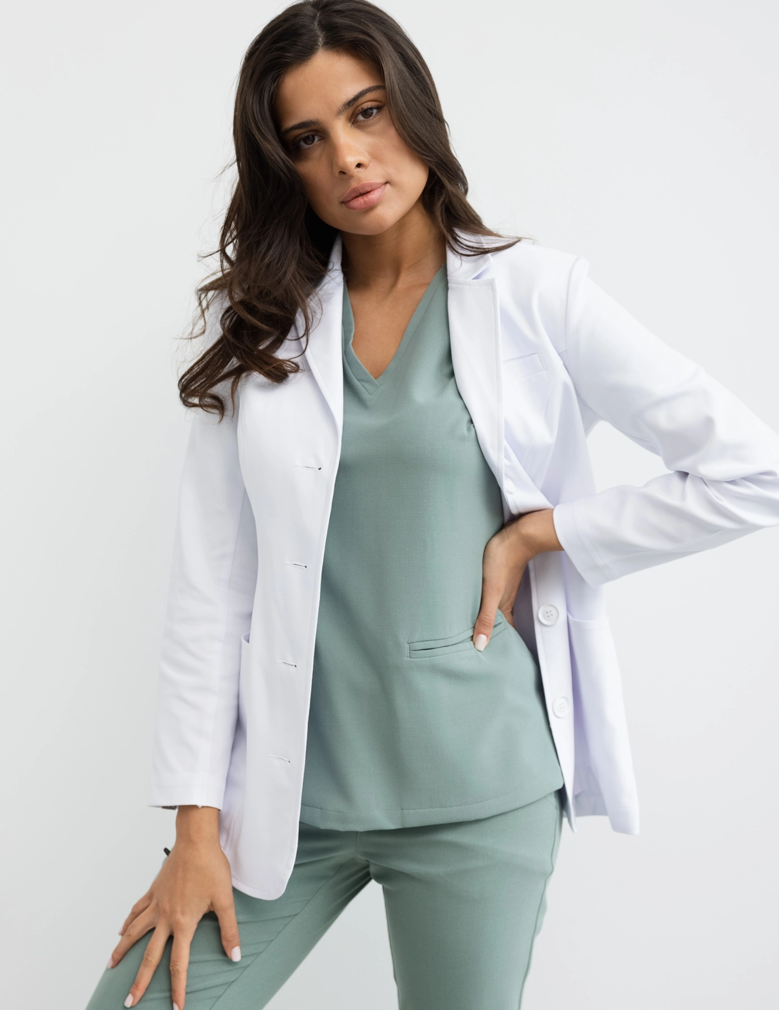 Camice Medico Donna Slim Fit – MADISON SHORT