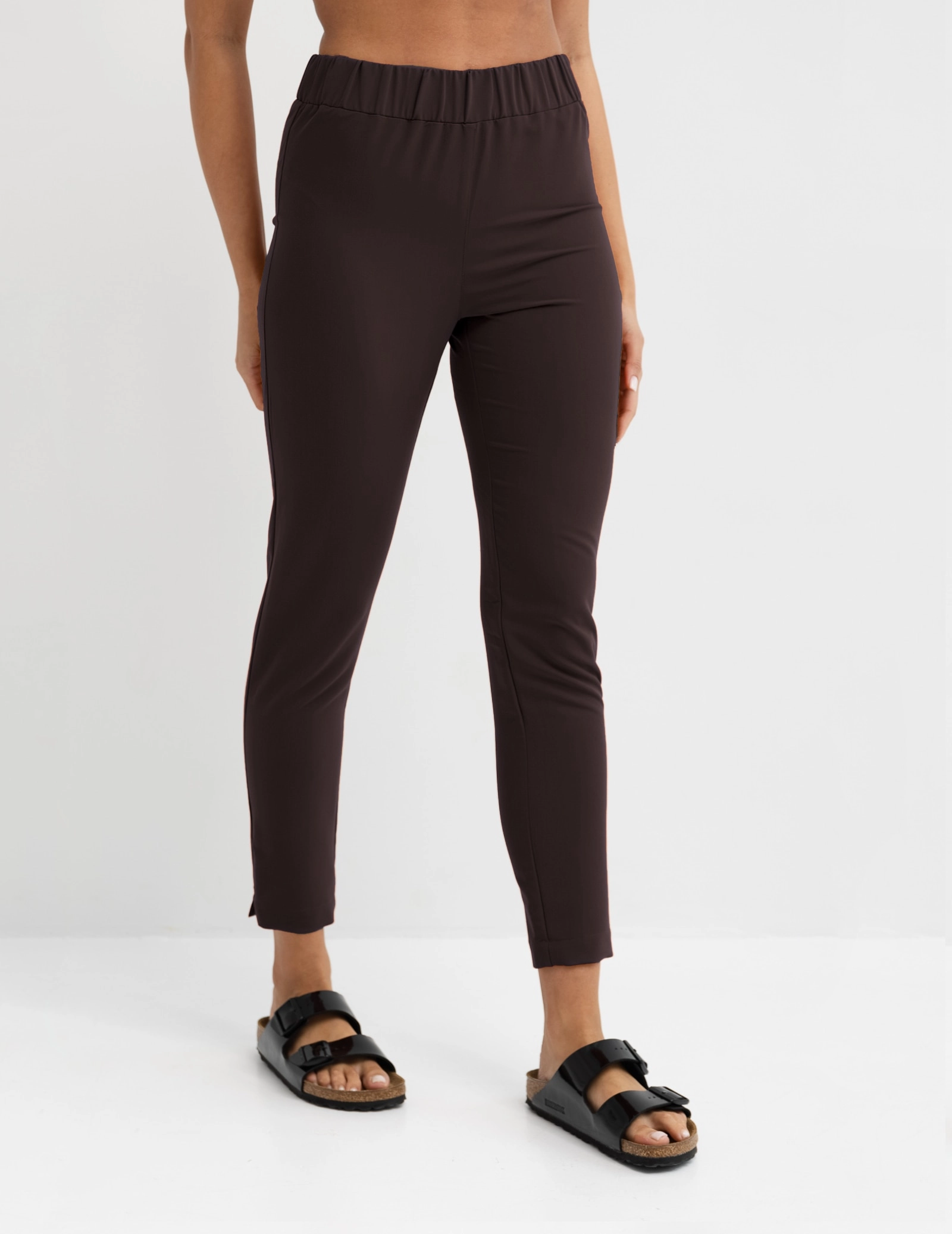 Pantaloni Medici Donna Slim Fit - ESPRESSO