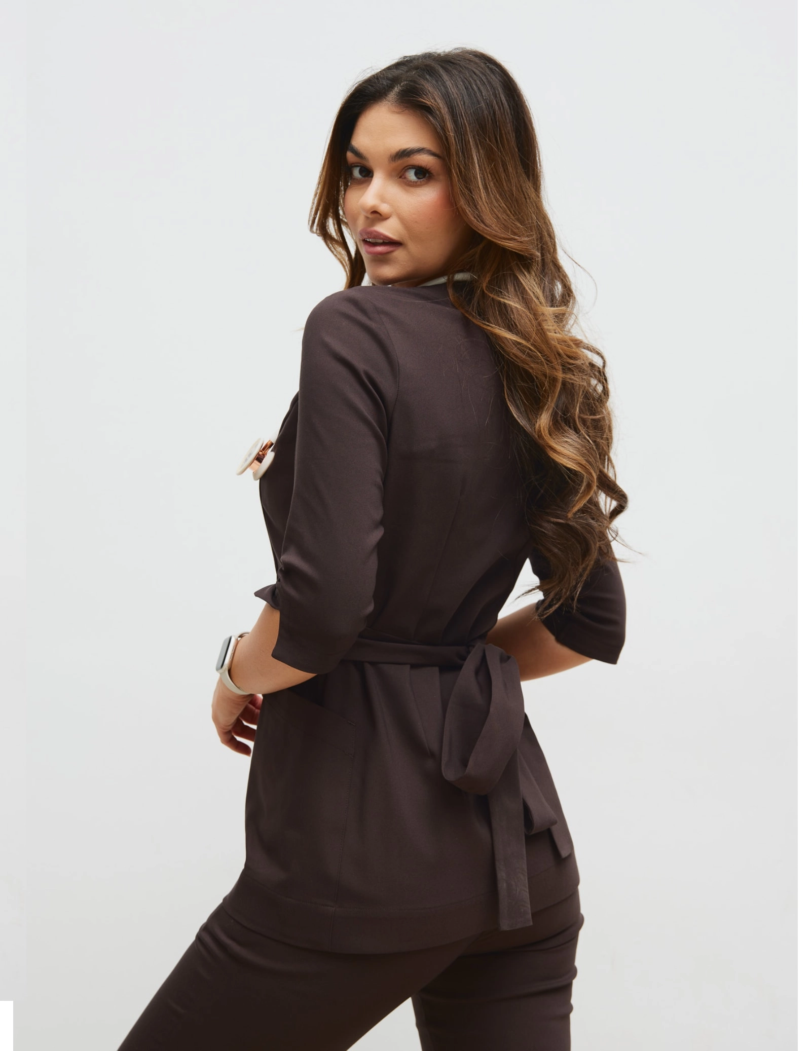 Casacca medica con laccio Rosalie - ESPRESSO