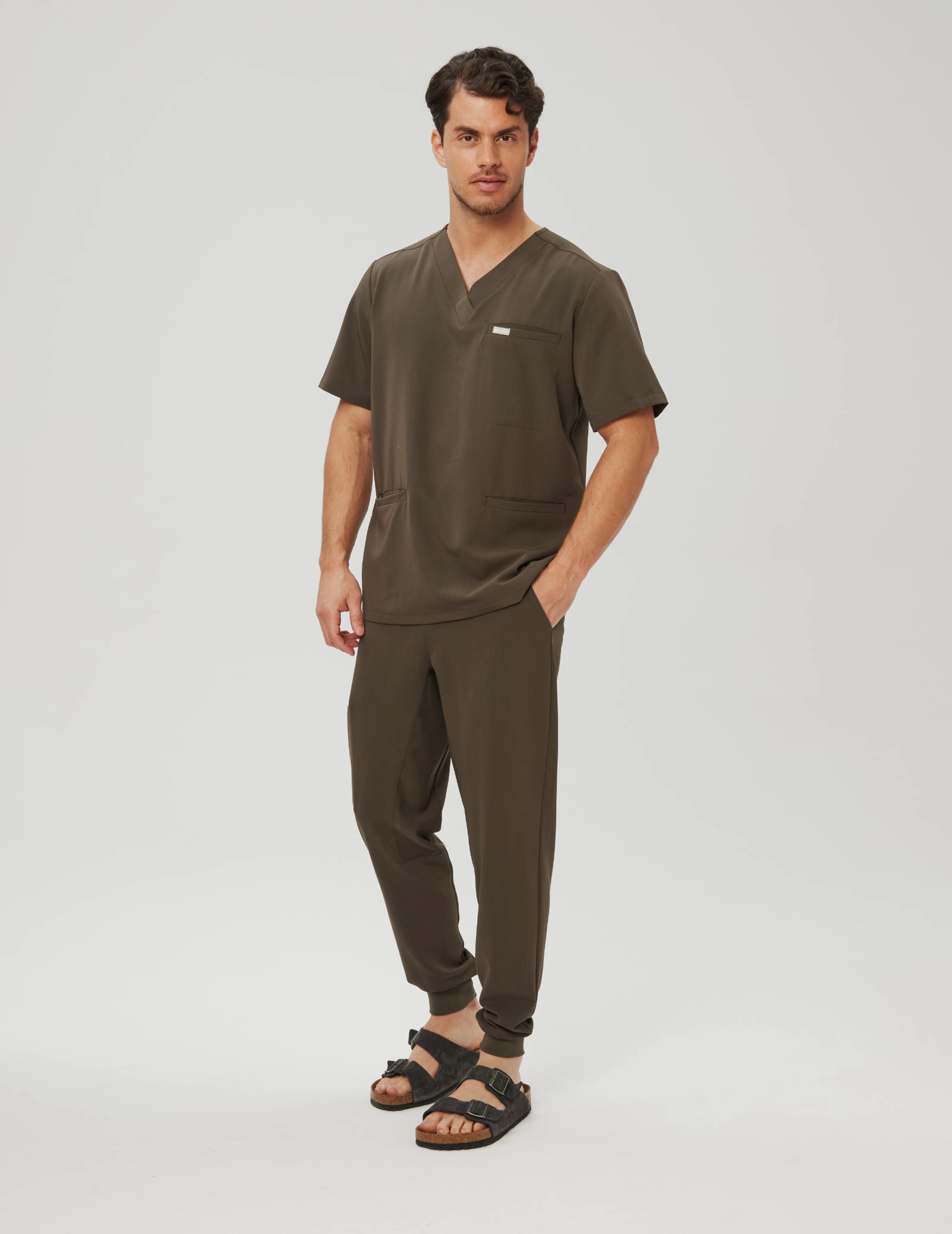 Casacca Medica Uomo Birbal - OLIVE NIGHT