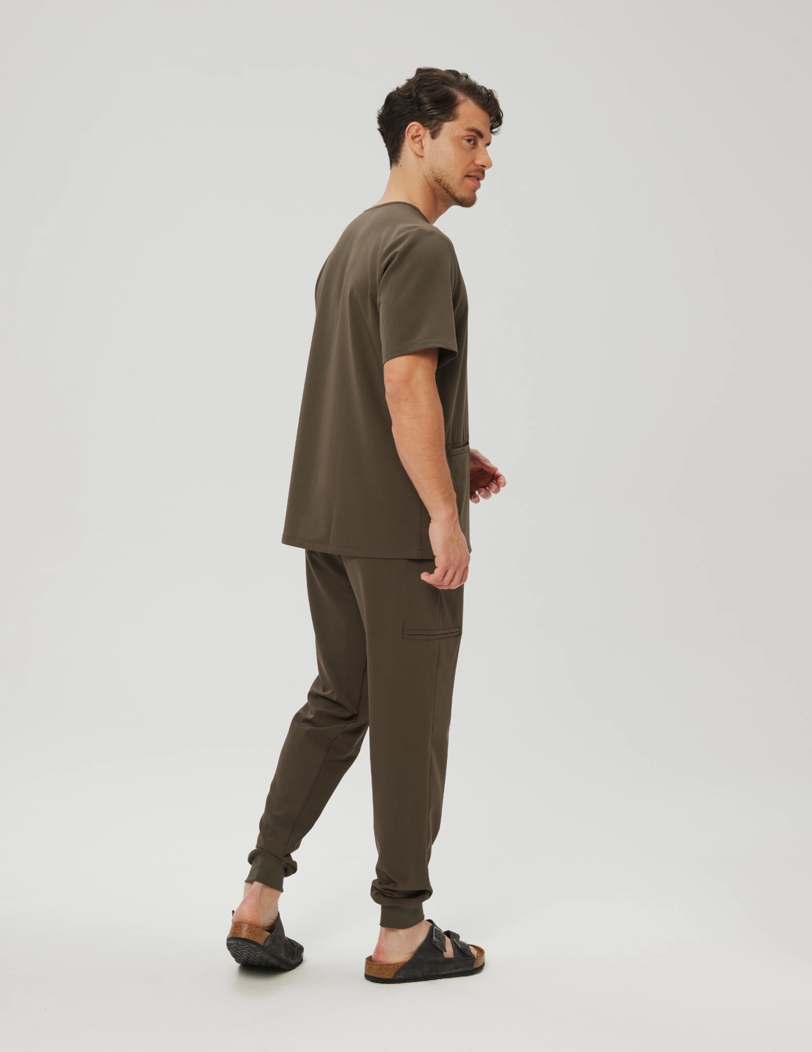 Pantaloni Medici Uomo Jogger - OLIVE NIGHT