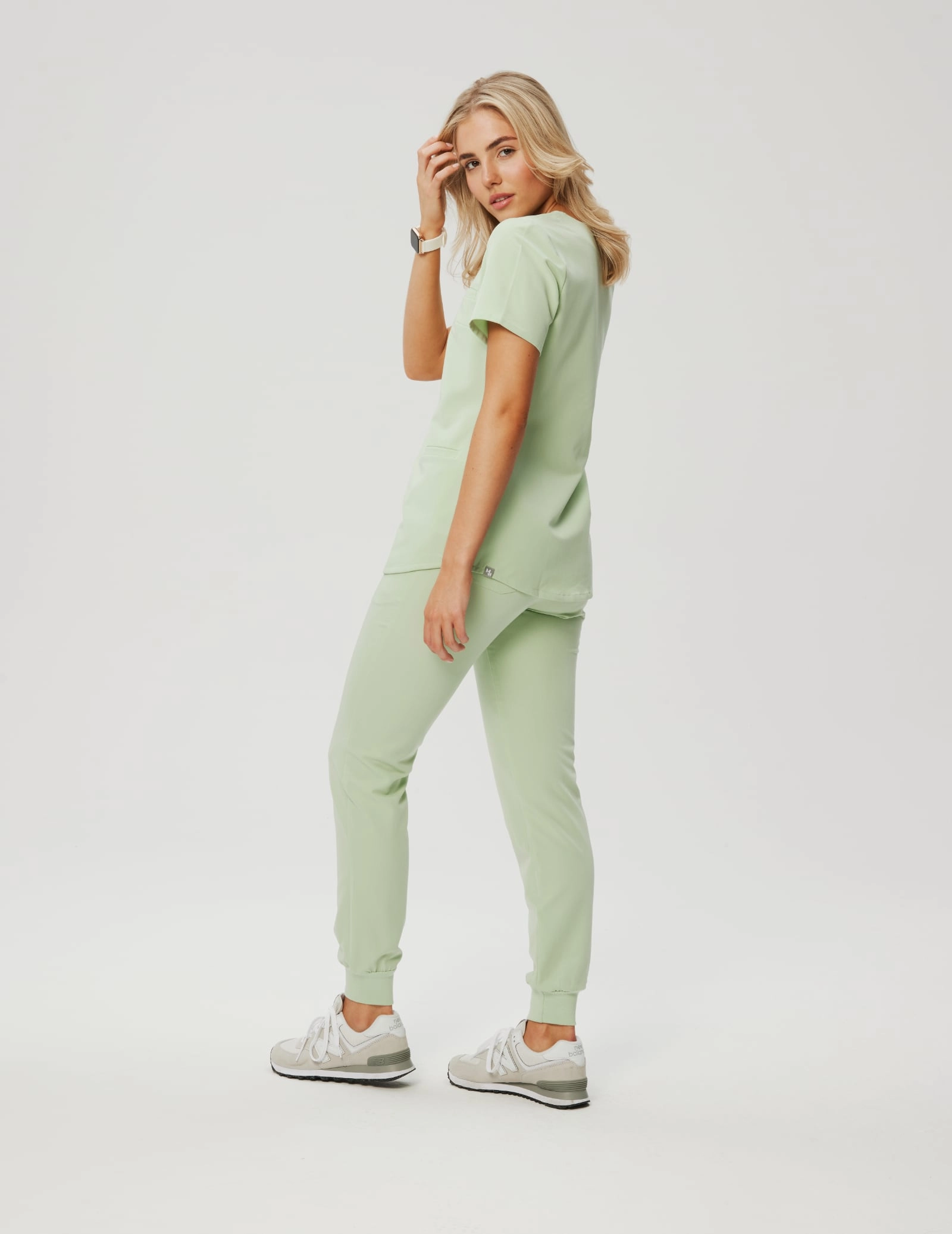 Pantaloni Medici Donna Jogger - MATCHA LATTE