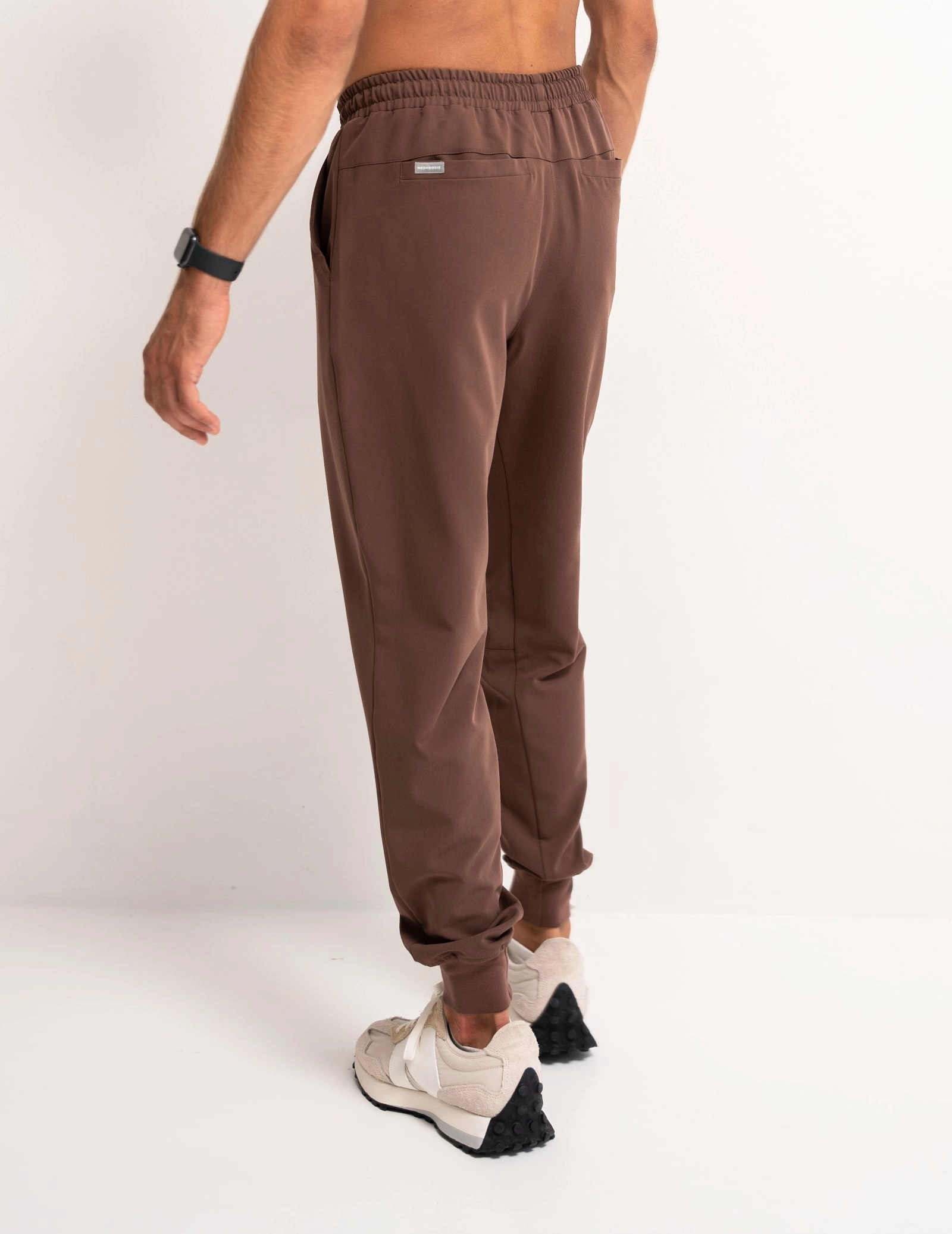 Pantaloni Medici Uomo Jogger - MILKY BROWN