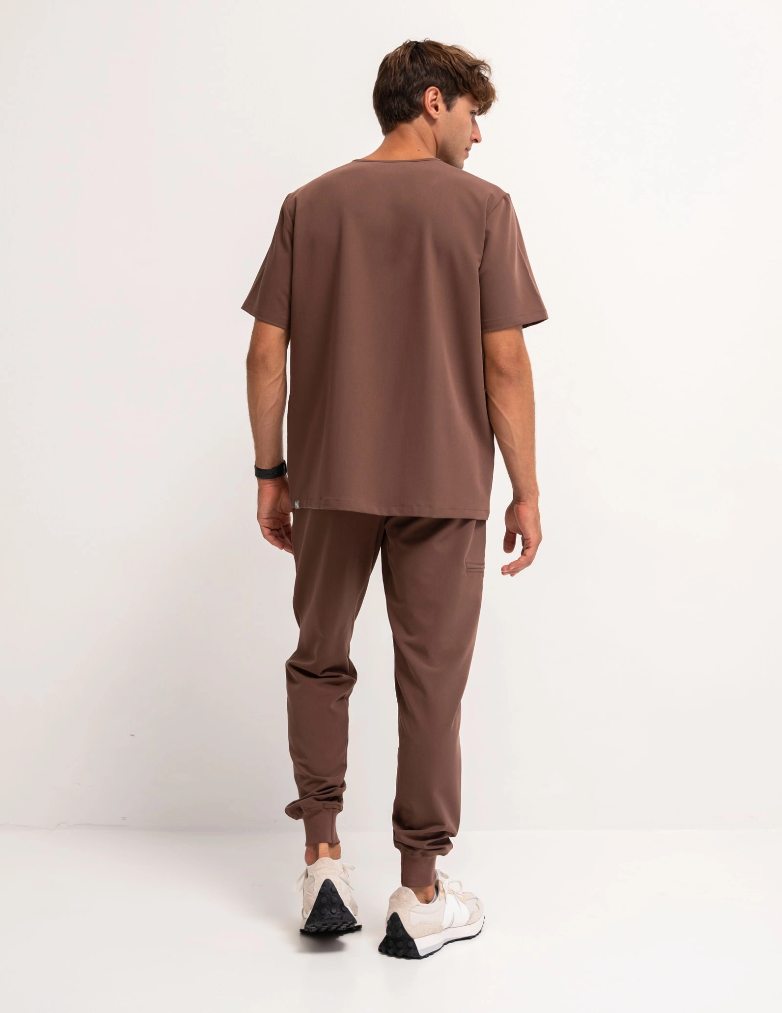 Pantaloni Medici Uomo Jogger - MILKY BROWN
