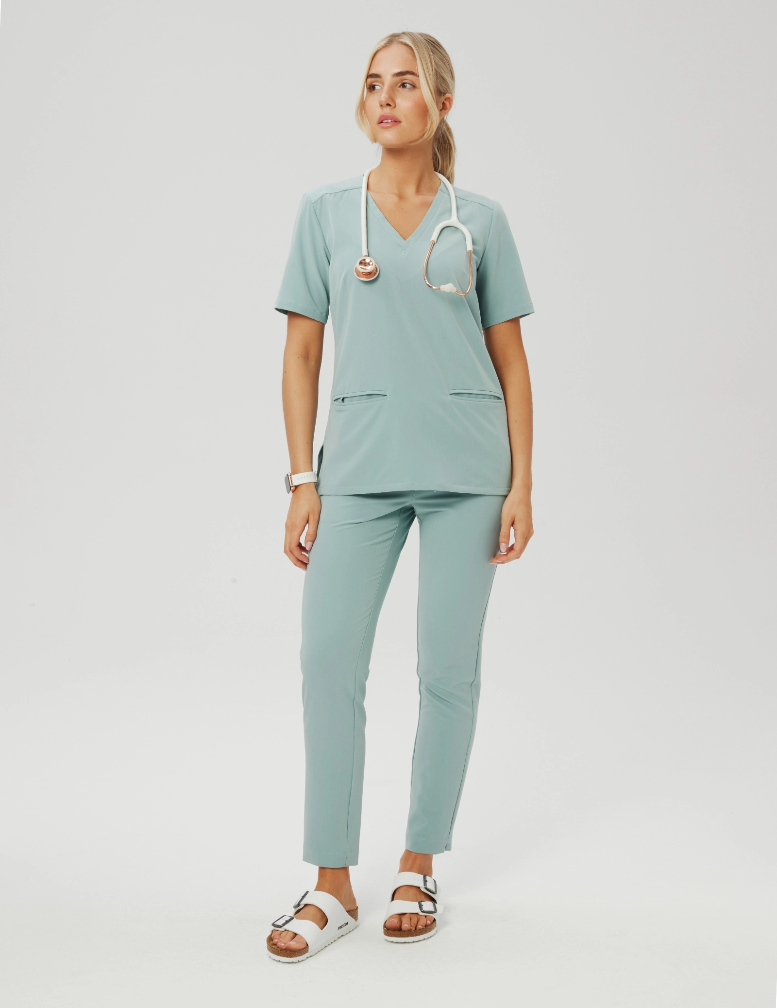 Pantaloni Medici Donna Basic – ICE BLUE