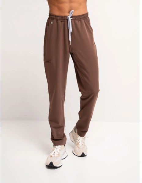 Pantaloni Medici Uomo Basic - MILKY BROWN