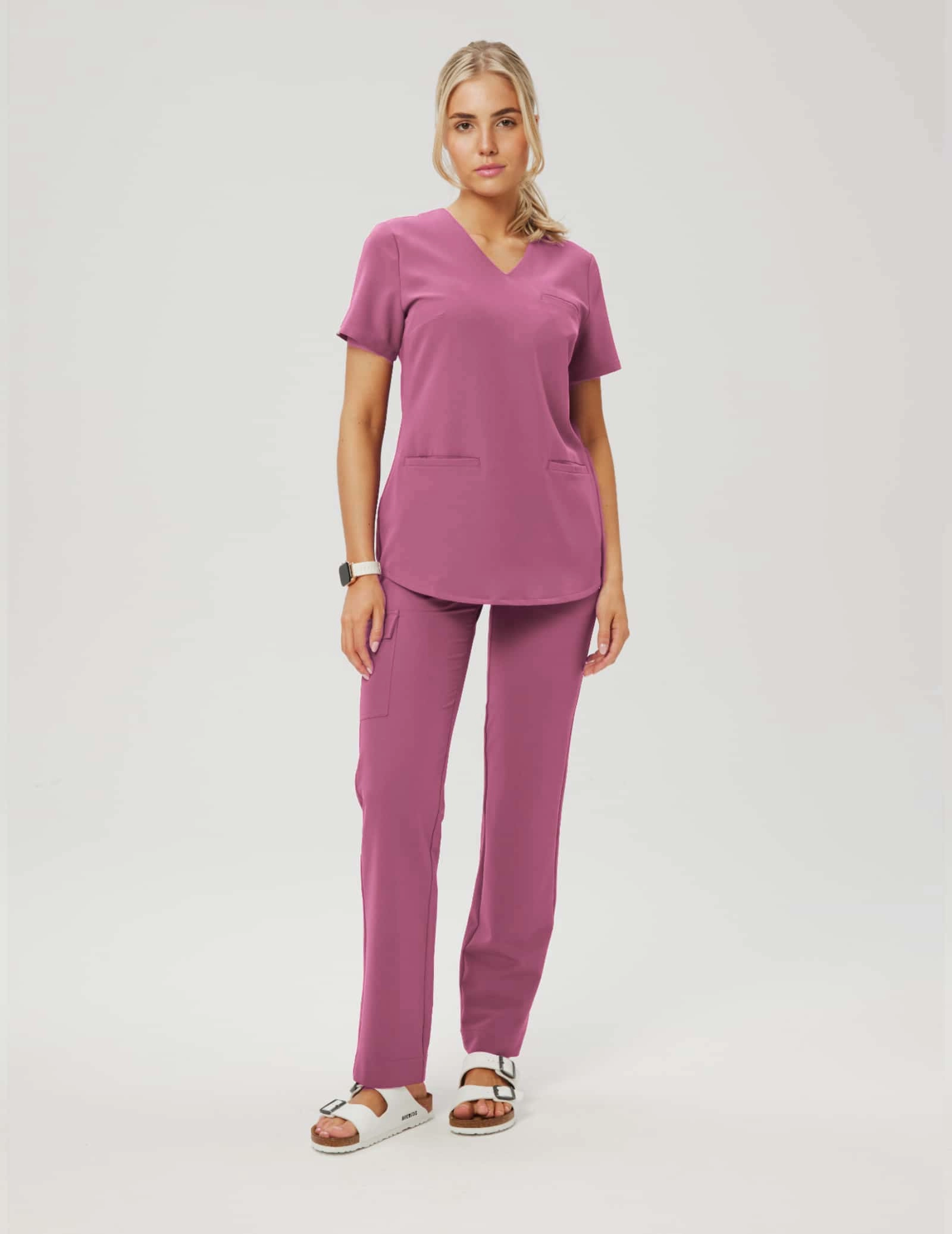 Pantaloni Medici Donna Yoga - BERRY SHAKE