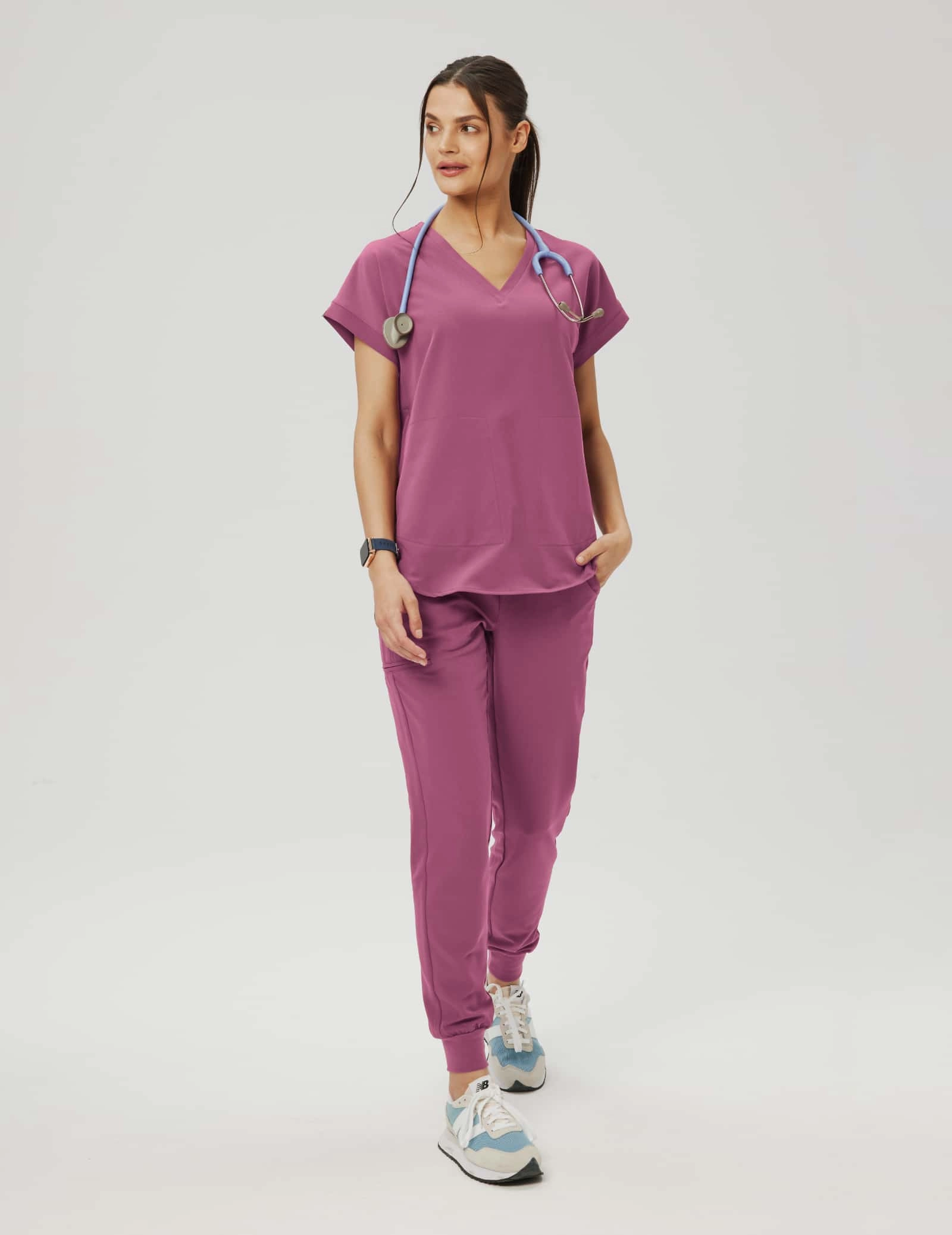 Pantaloni Medici Donna Jogger - BERRY SHAKE