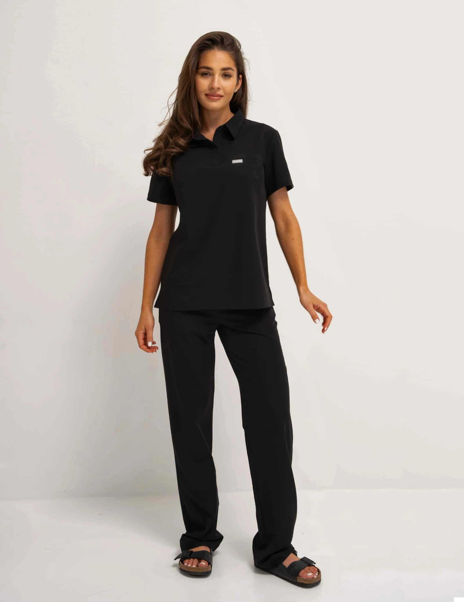 Casacca Medica Polo - BLACK