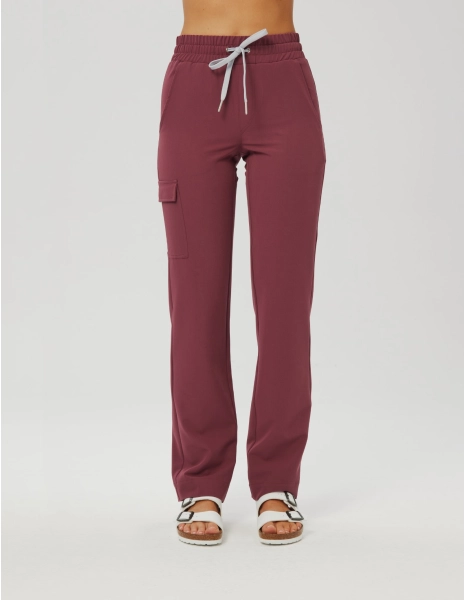 Pantaloni Medici Donna Yoga - MULLED WINE