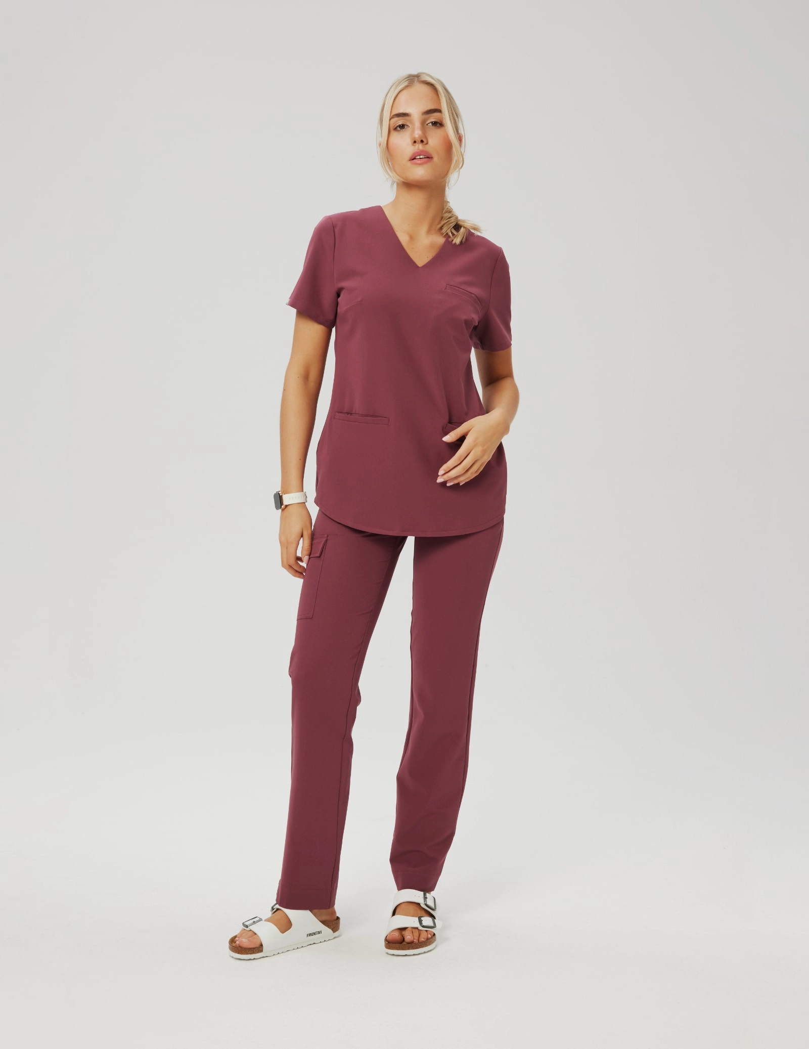 Pantaloni Medici Donna Yoga - MULLED WINE