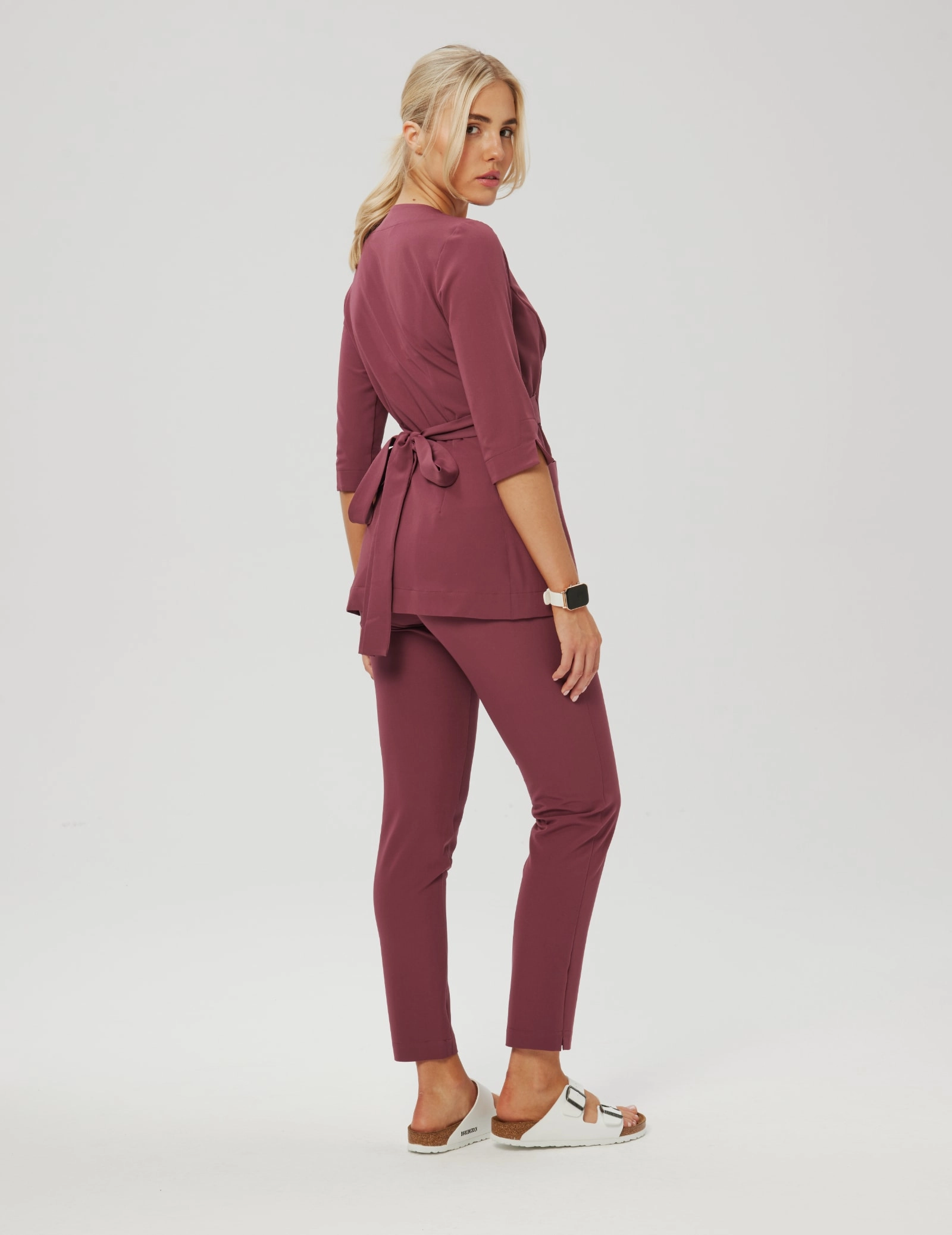 Pantaloni Medici Donna Basic – MULLED WINE