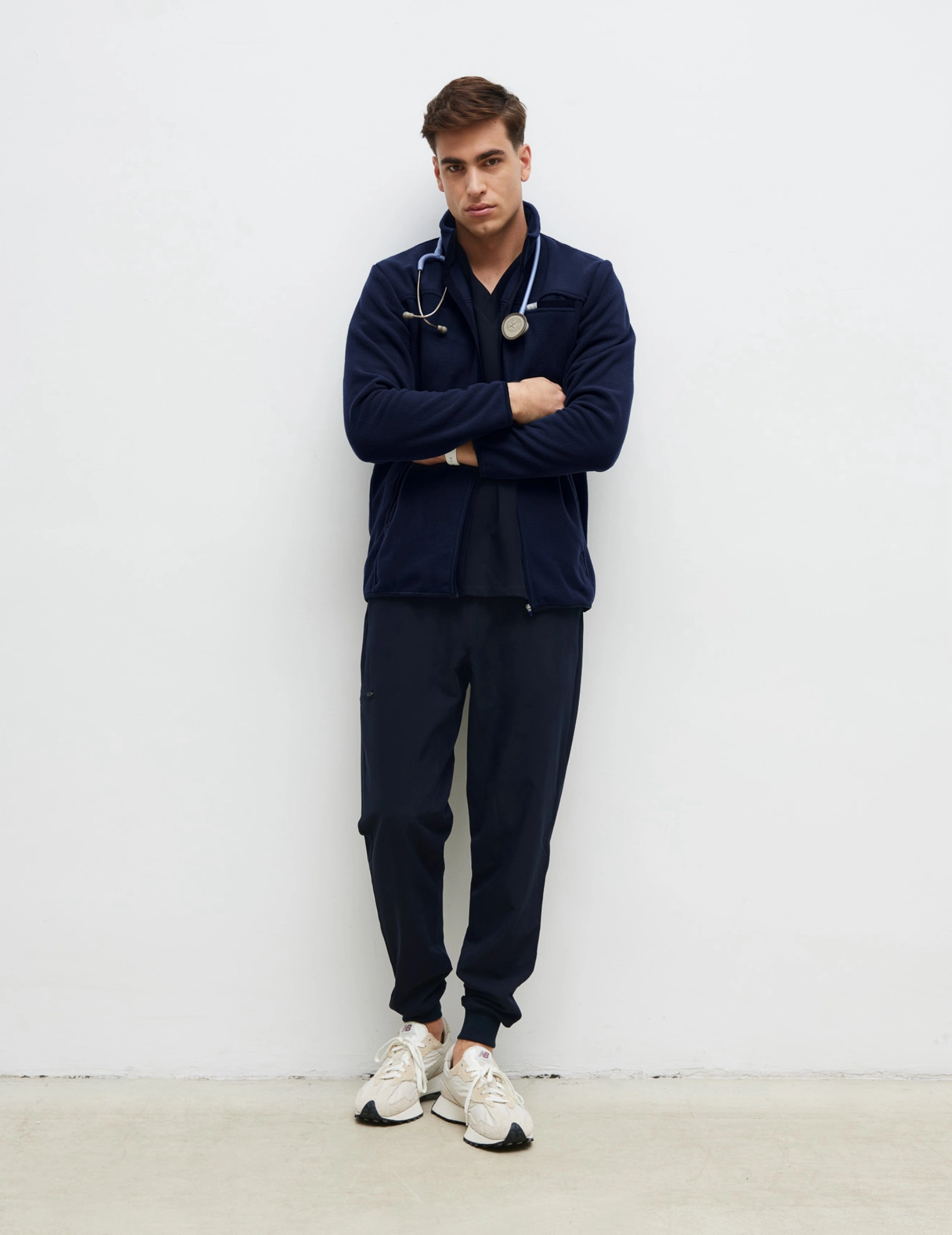 Giacca in Pile Uomo COZY HEAT - DARK NAVY