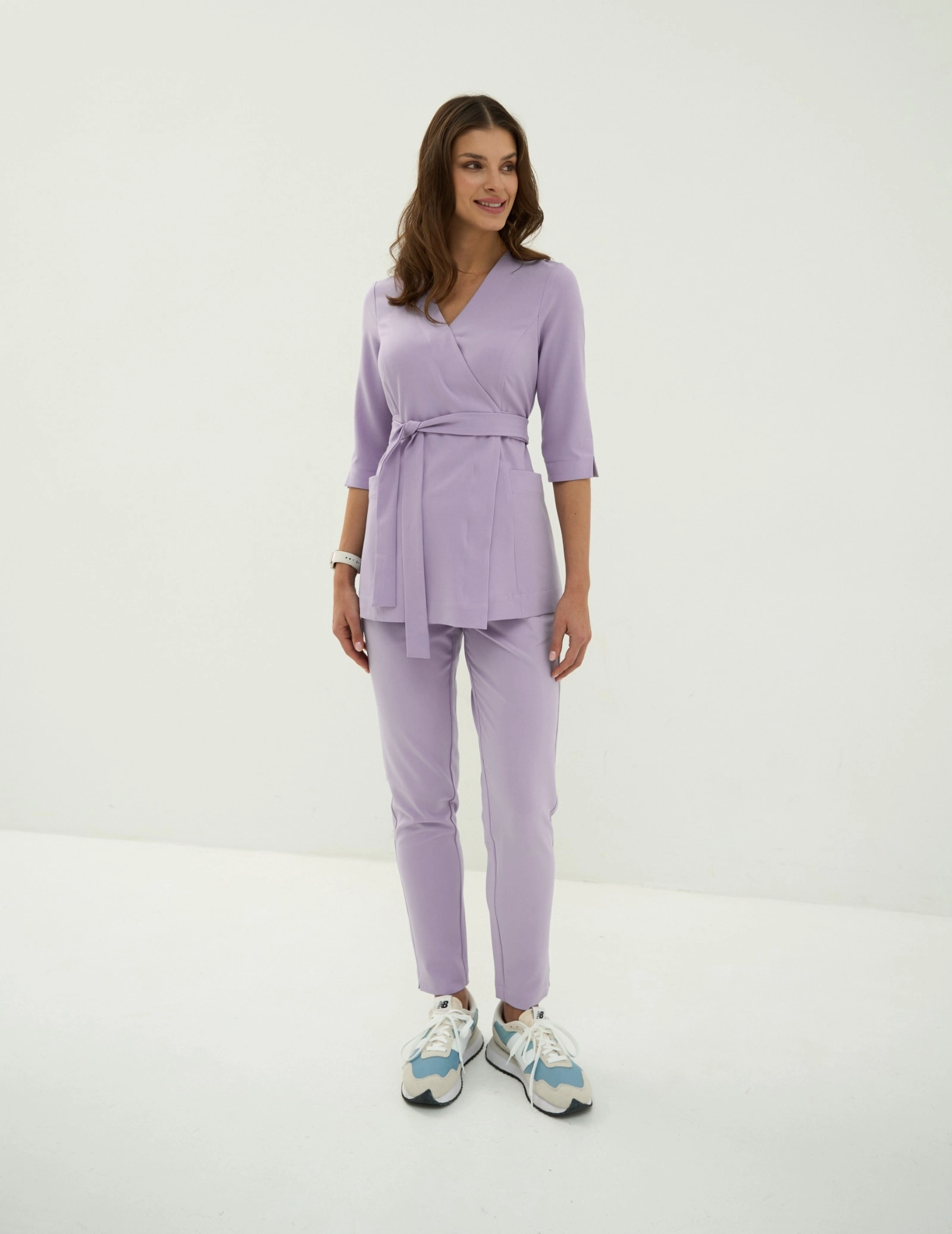 Pantaloni Medici Donna Basic - PURPLE HEATHER