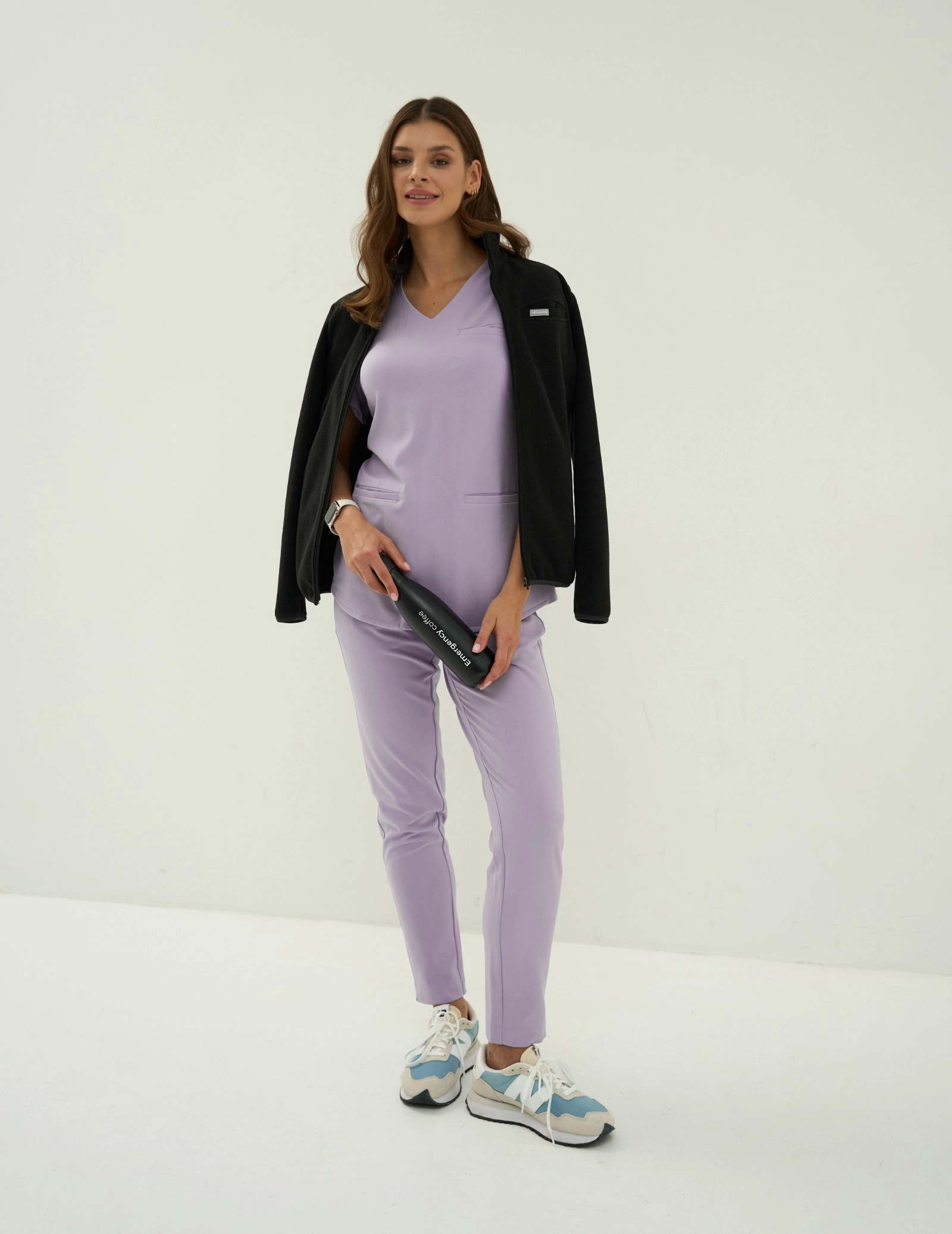 Pantaloni Medici Donna Basic - PURPLE HEATHER