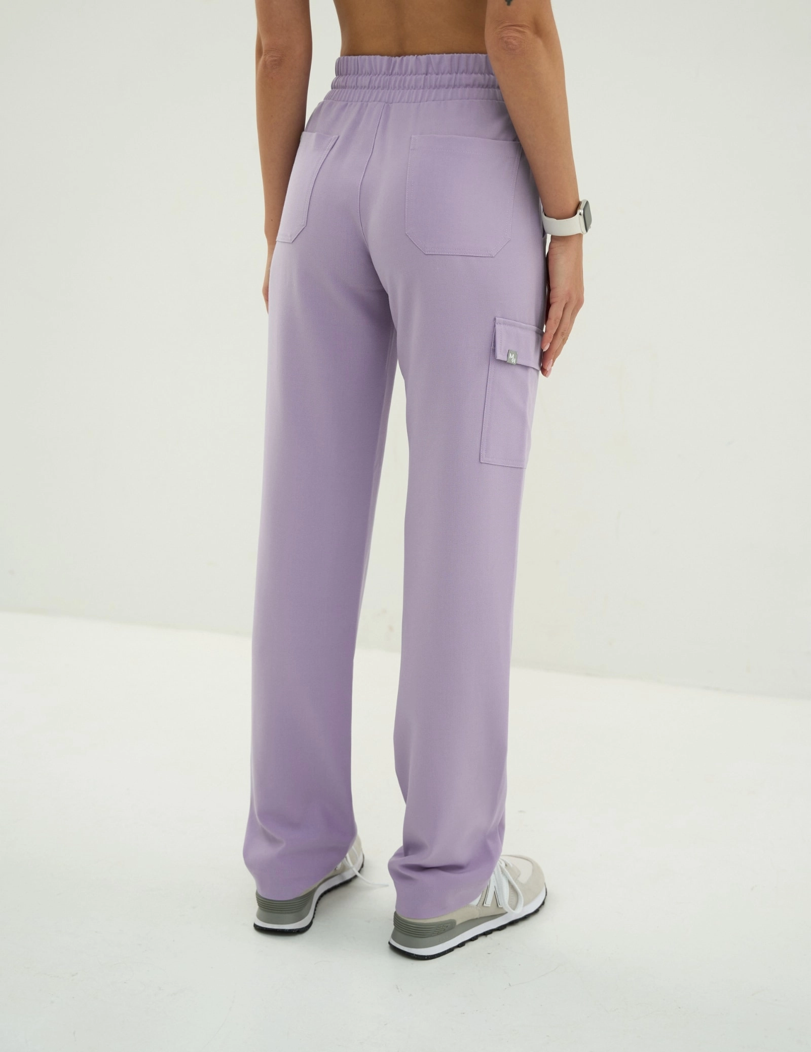 Pantaloni Medici Donna Yoga - PURPLE HEATHER