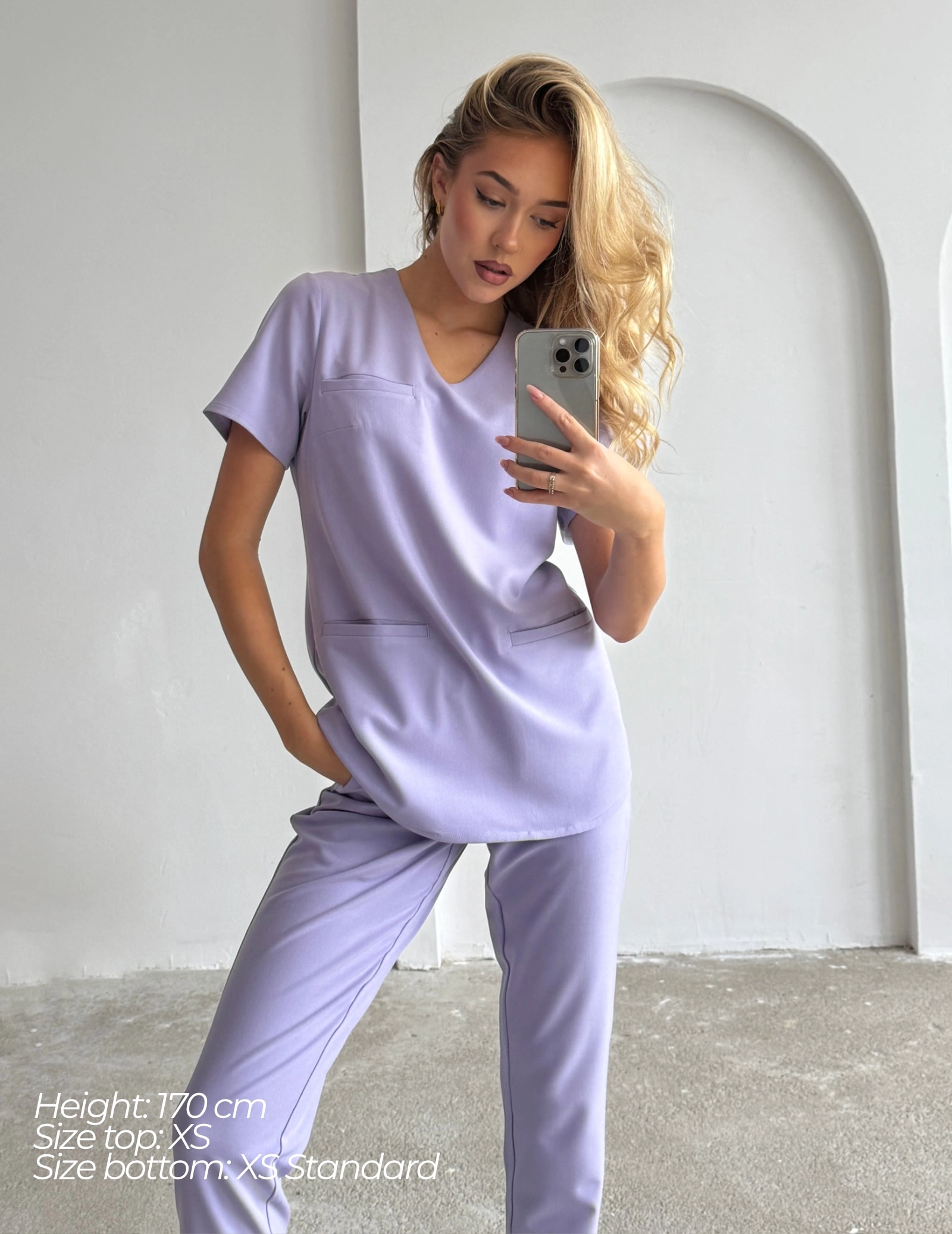 Pantaloni Medici Donna Basic - PURPLE HEATHER