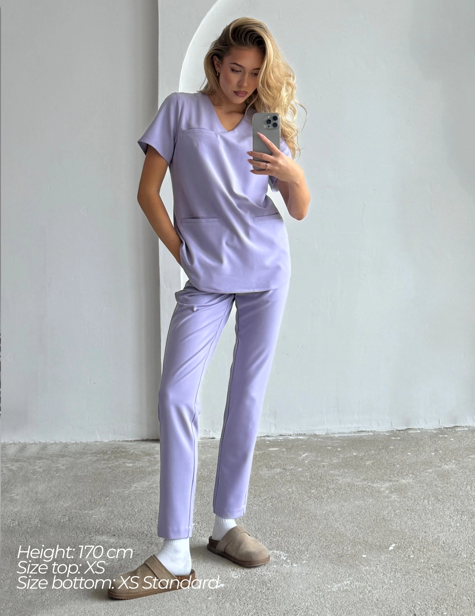 Pantaloni Medici Donna Basic - PURPLE HEATHER