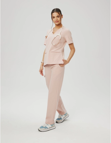 Pantaloni Medici Donna Yoga - Dusty Rose