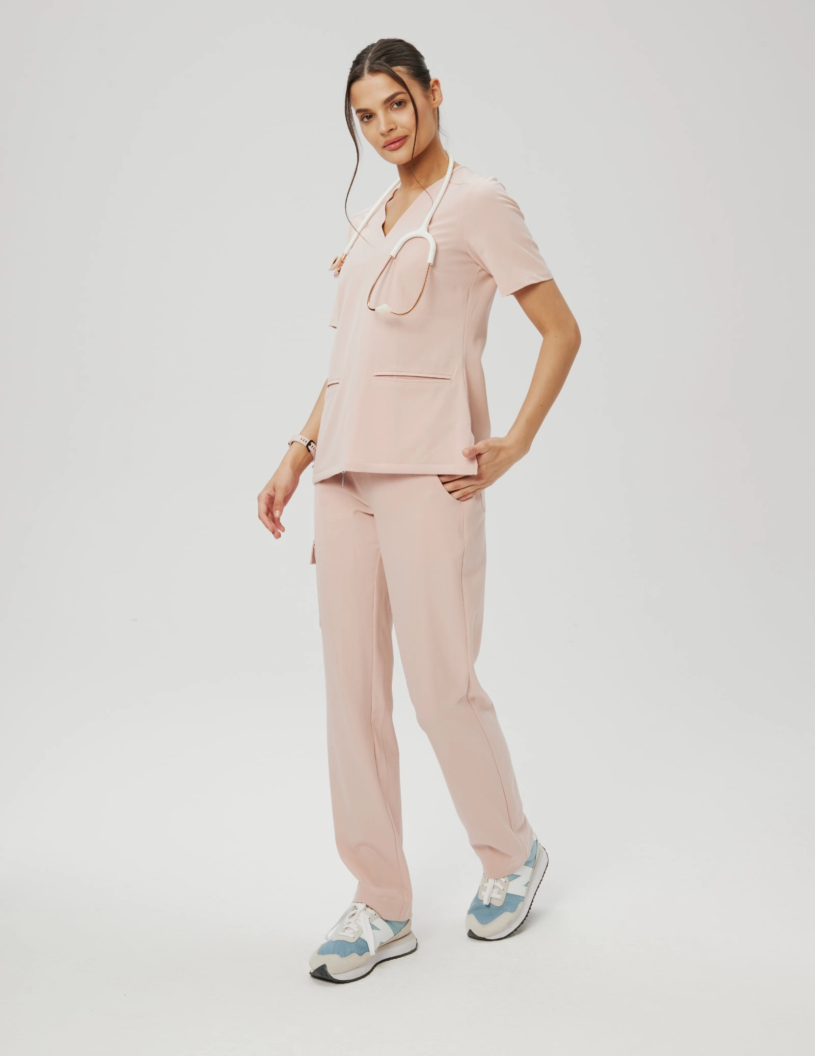 Pantaloni Medici Donna Yoga - Dusty Rose