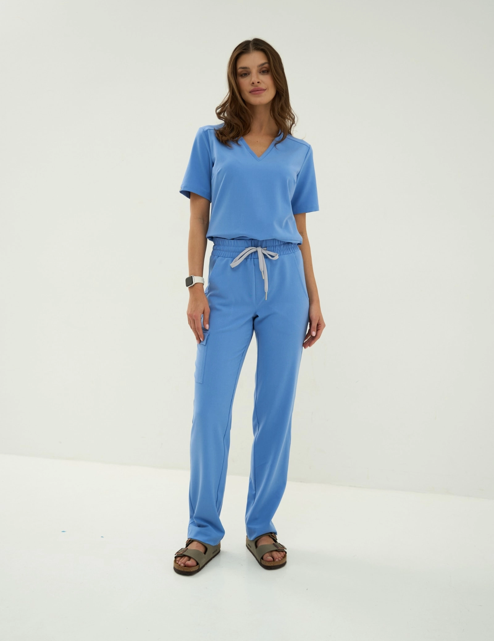Pantaloni Medici Donna Yoga - MARINA BLUE