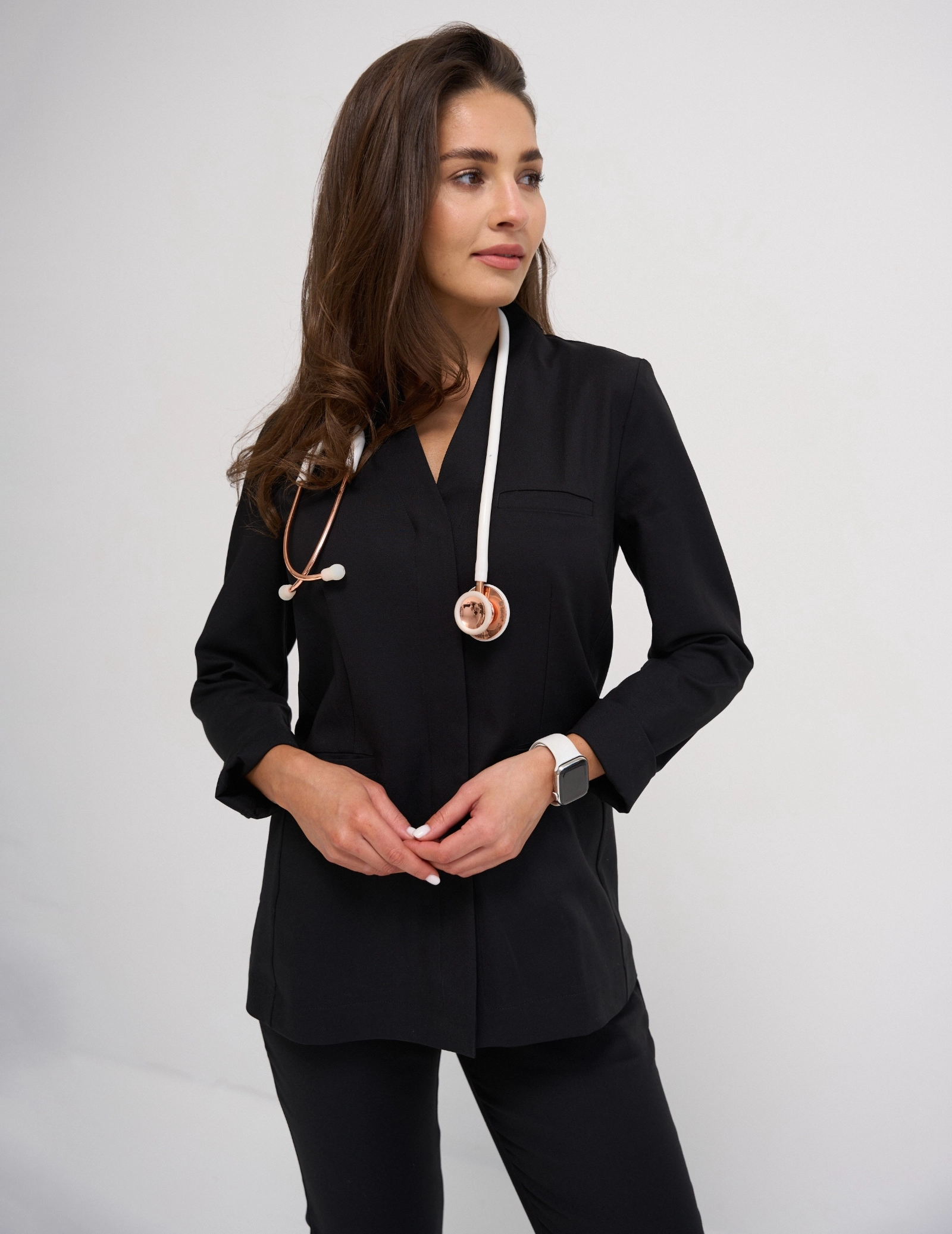 Camice Medico Donna NELLA - TRUE BLACK