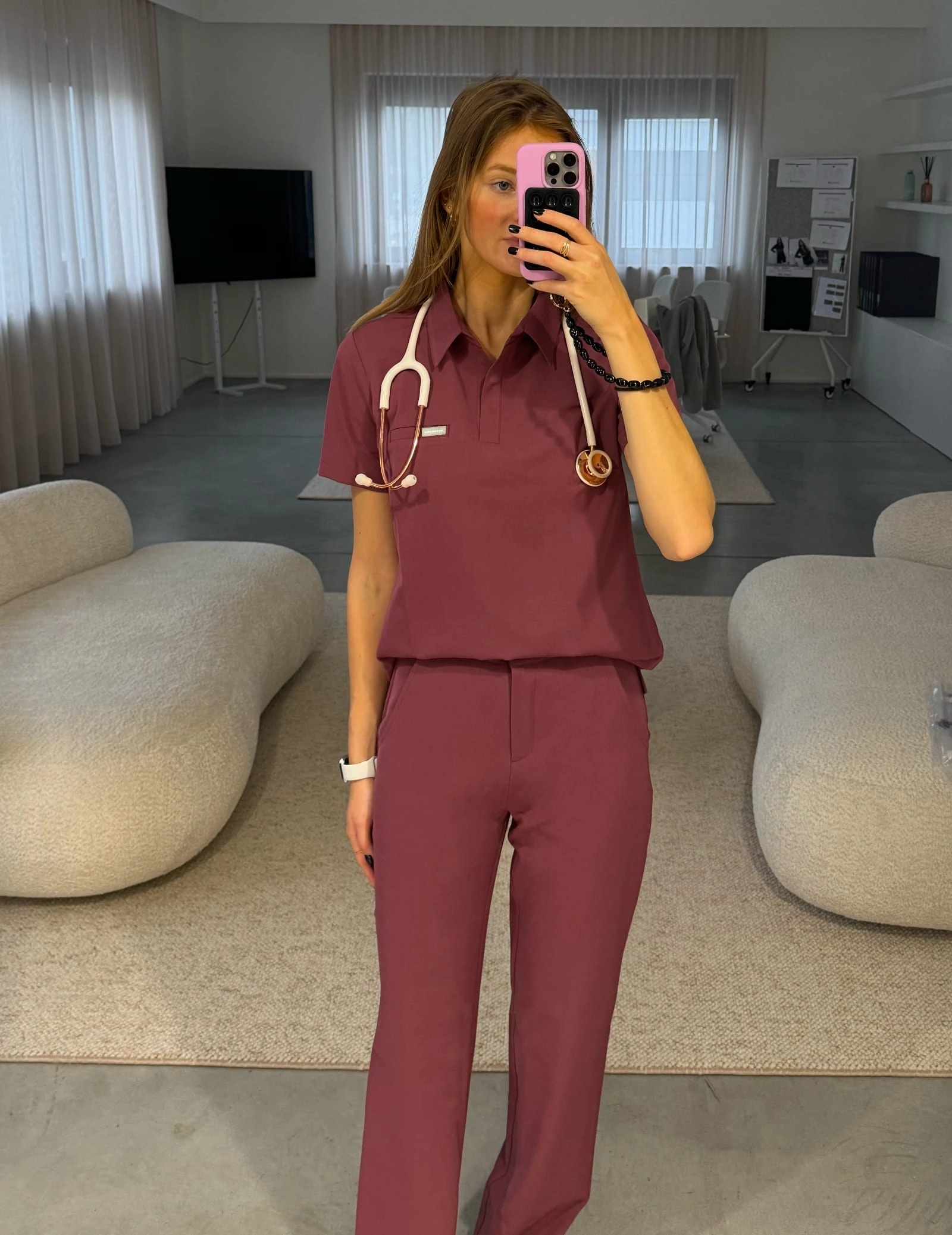 Casacca Medica Polo - MULLED WINE