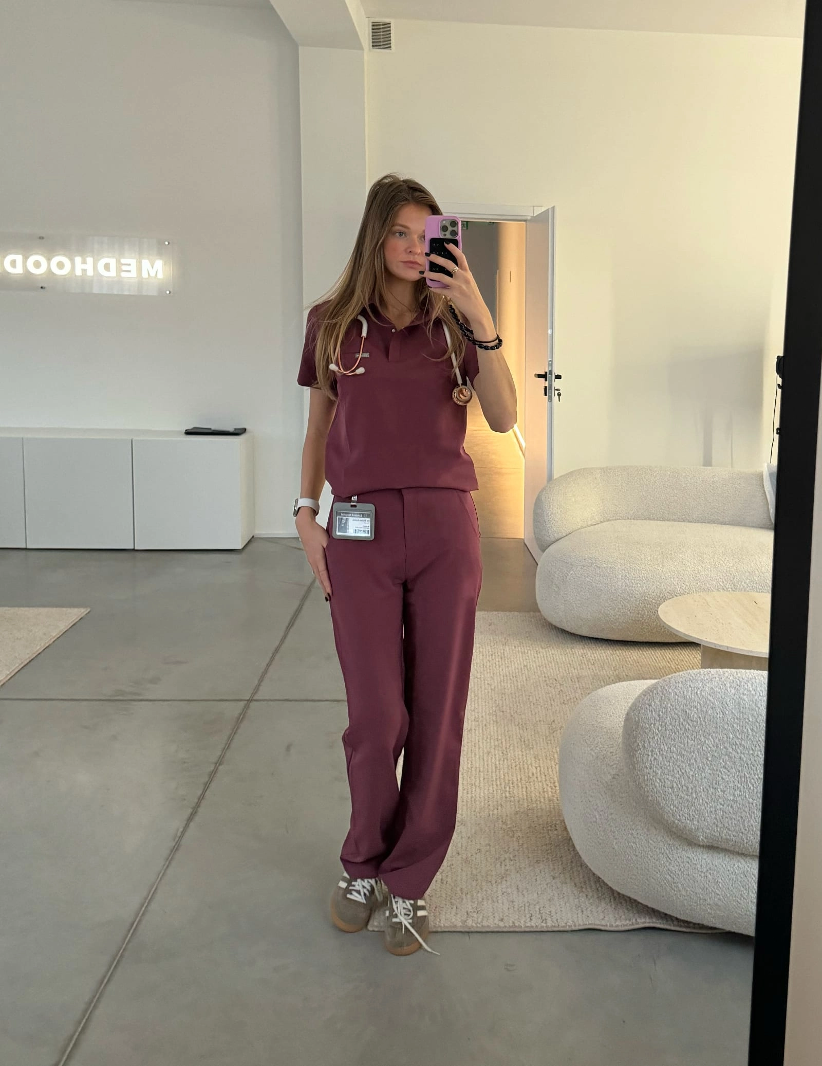 Casacca Medica Polo - MULLED WINE