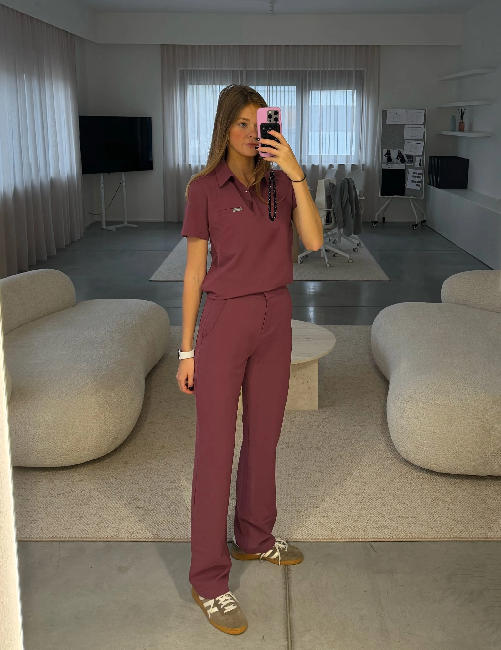 Pantaloni Medici Donna Tiffany - MULLED WINE