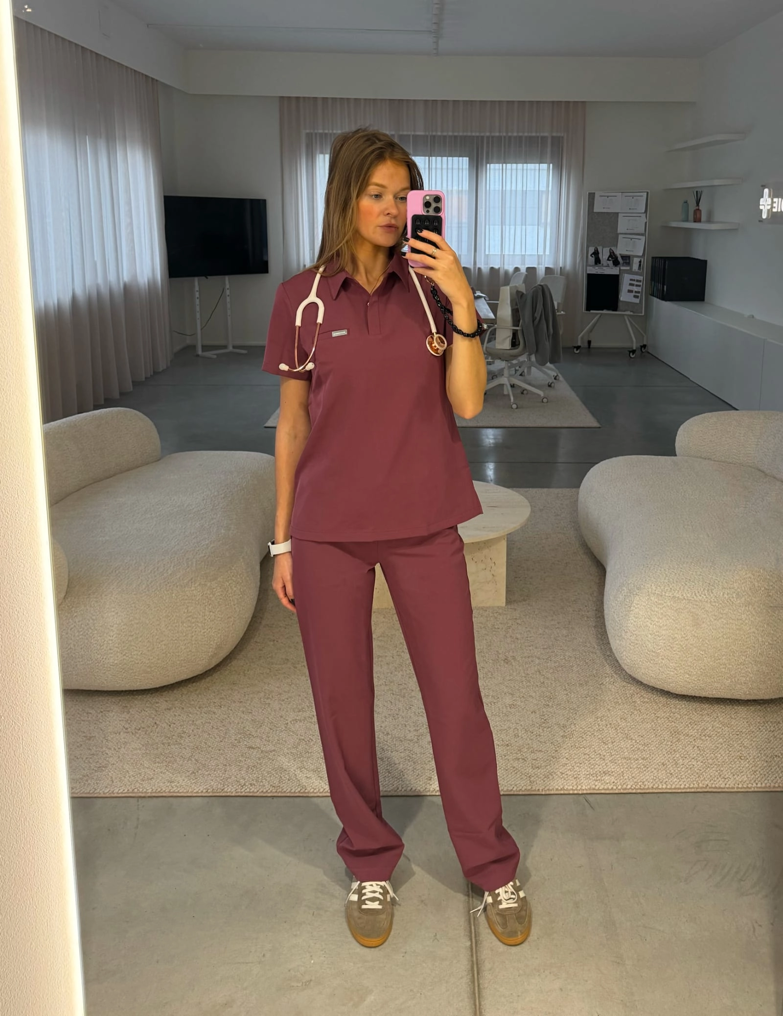 Pantaloni Medici Donna Tiffany - MULLED WINE