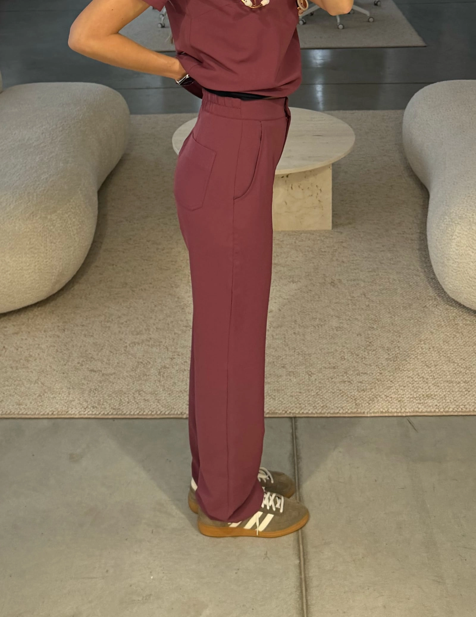 Pantaloni Medici Donna Tiffany - MULLED WINE