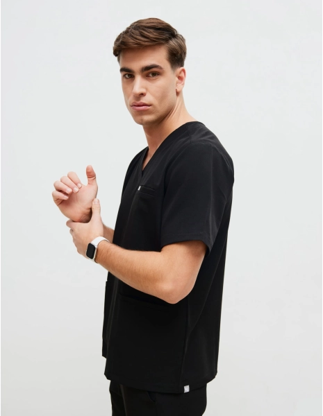 Casacca Medica Uomo Birbal - BLACK