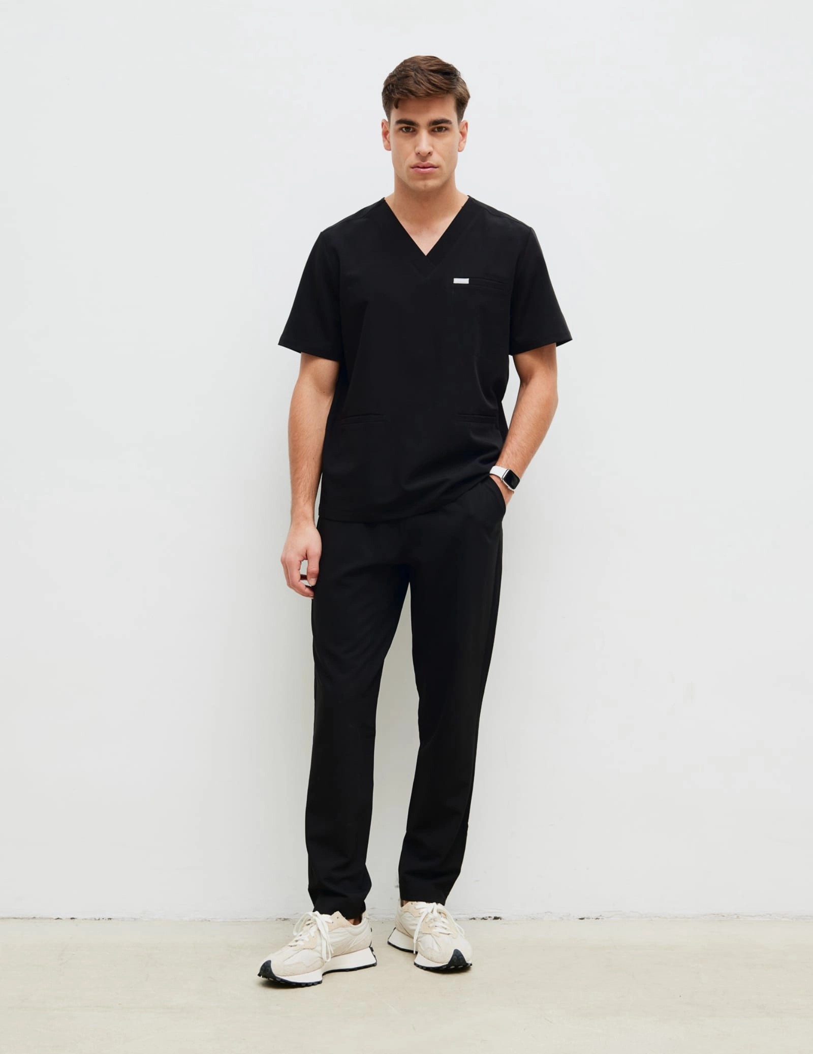 Casacca Medica Uomo Birbal - BLACK