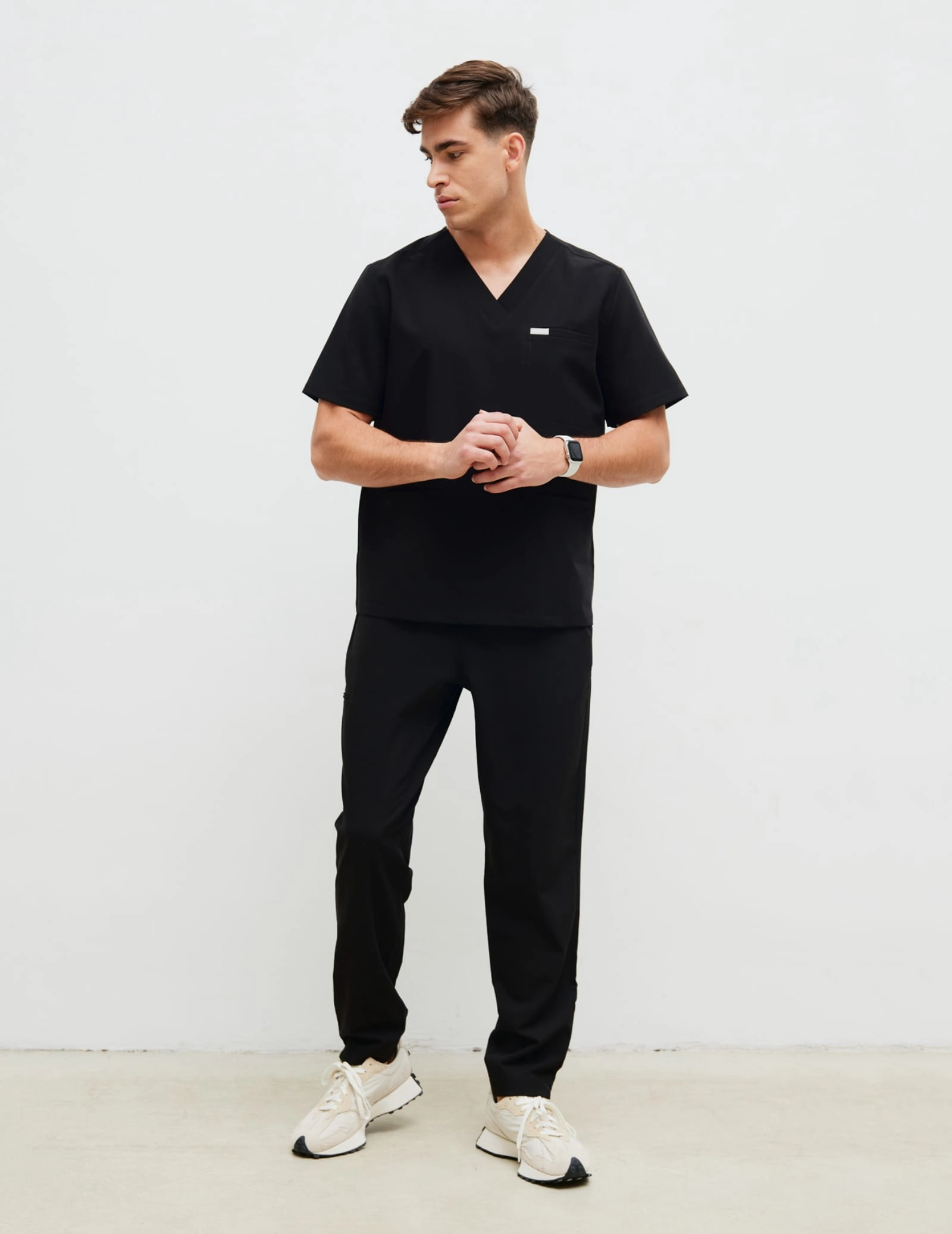 Casacca Medica Uomo Birbal - BLACK