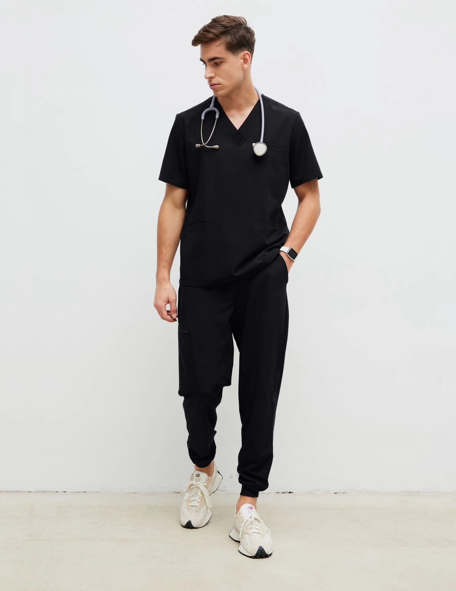 Pantaloni Medici Uomo Jogger - BLACK