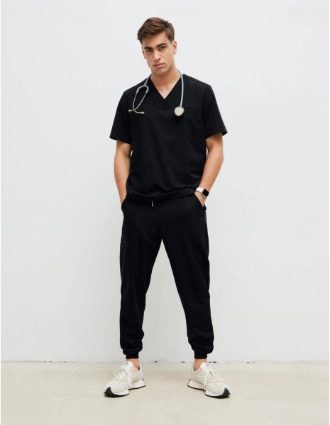 Pantaloni Medici Uomo Jogger - BLACK