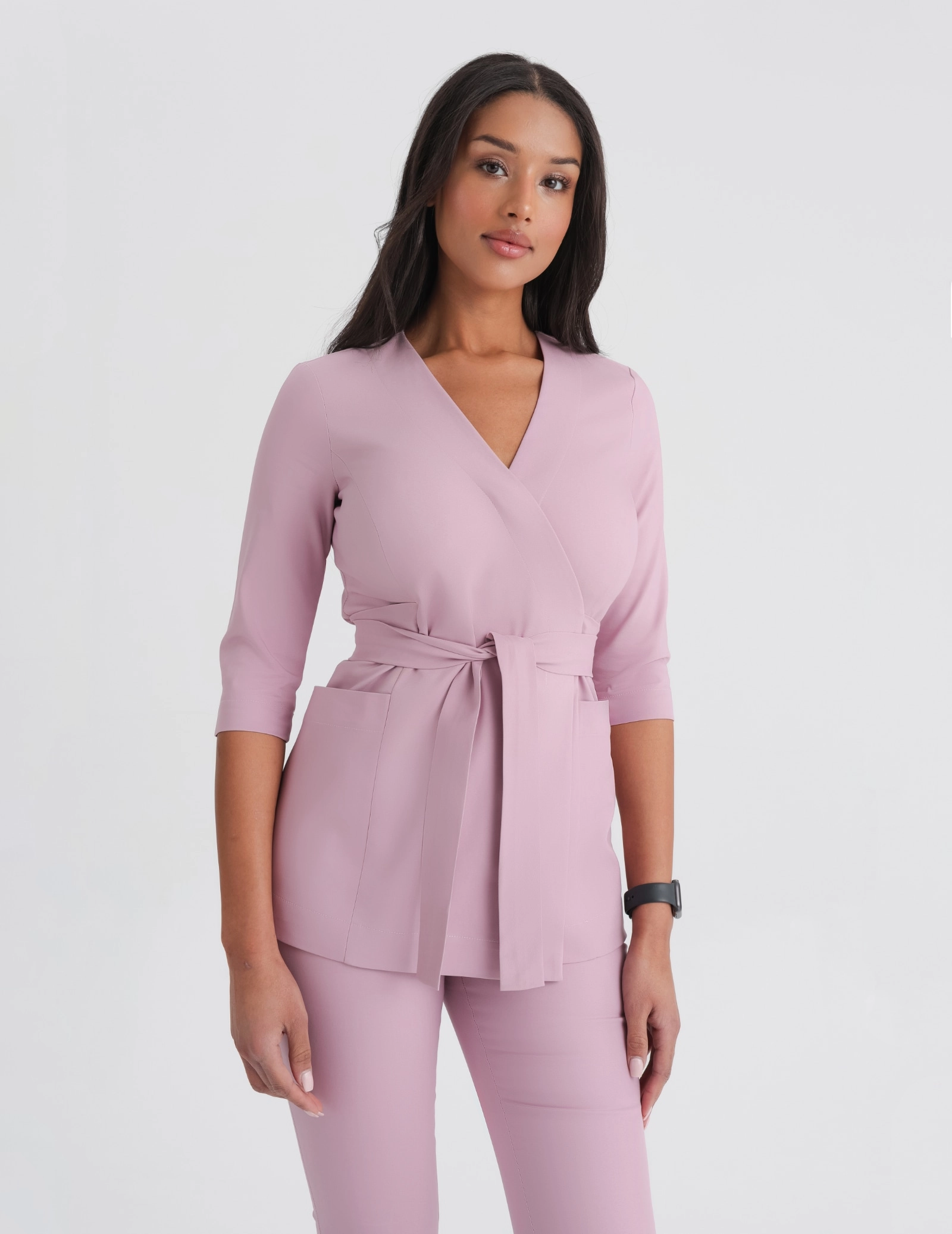 Casacca Medica con Lacci Rosalie - FRENCH PINK