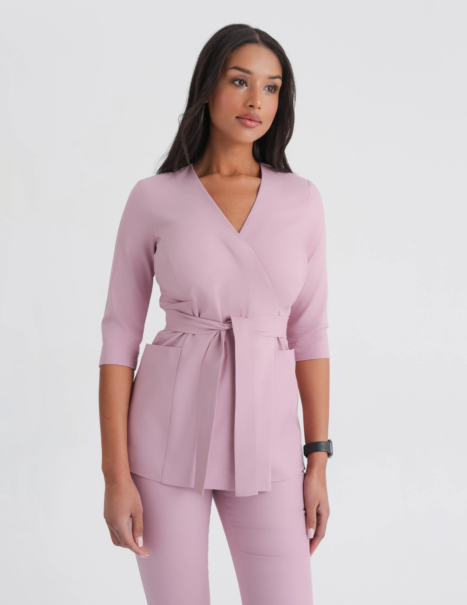 Casacca Medica con Lacci Rosalie - FRENCH PINK