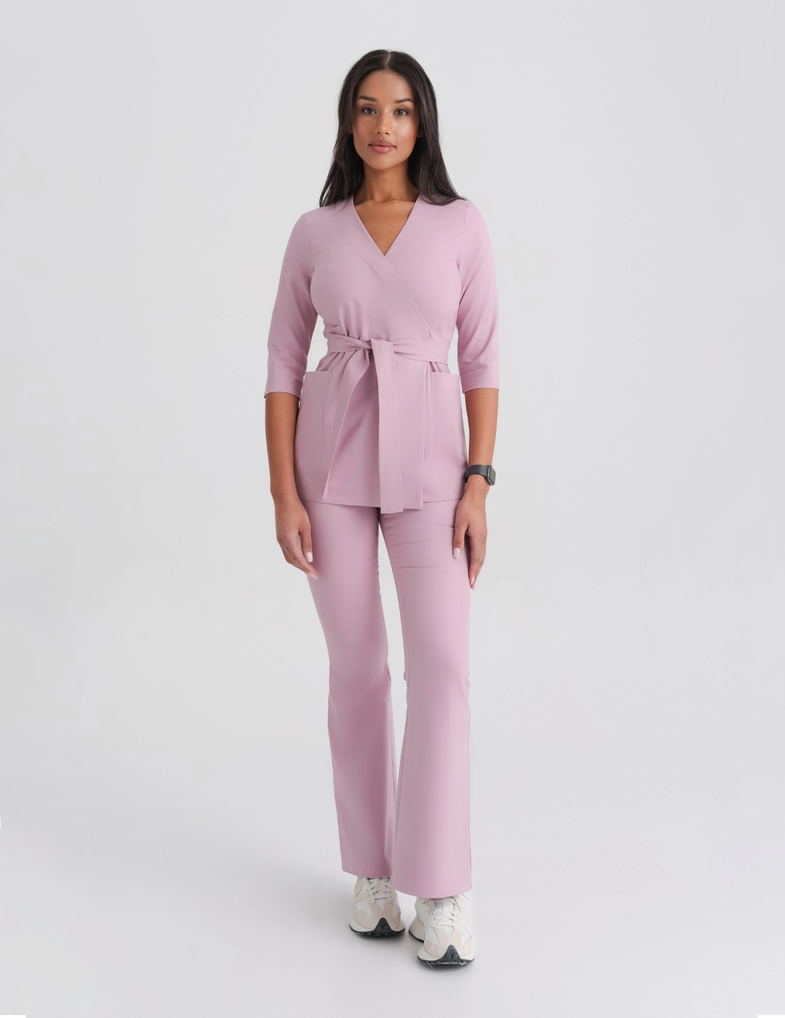 Casacca Medica con Lacci Rosalie - FRENCH PINK