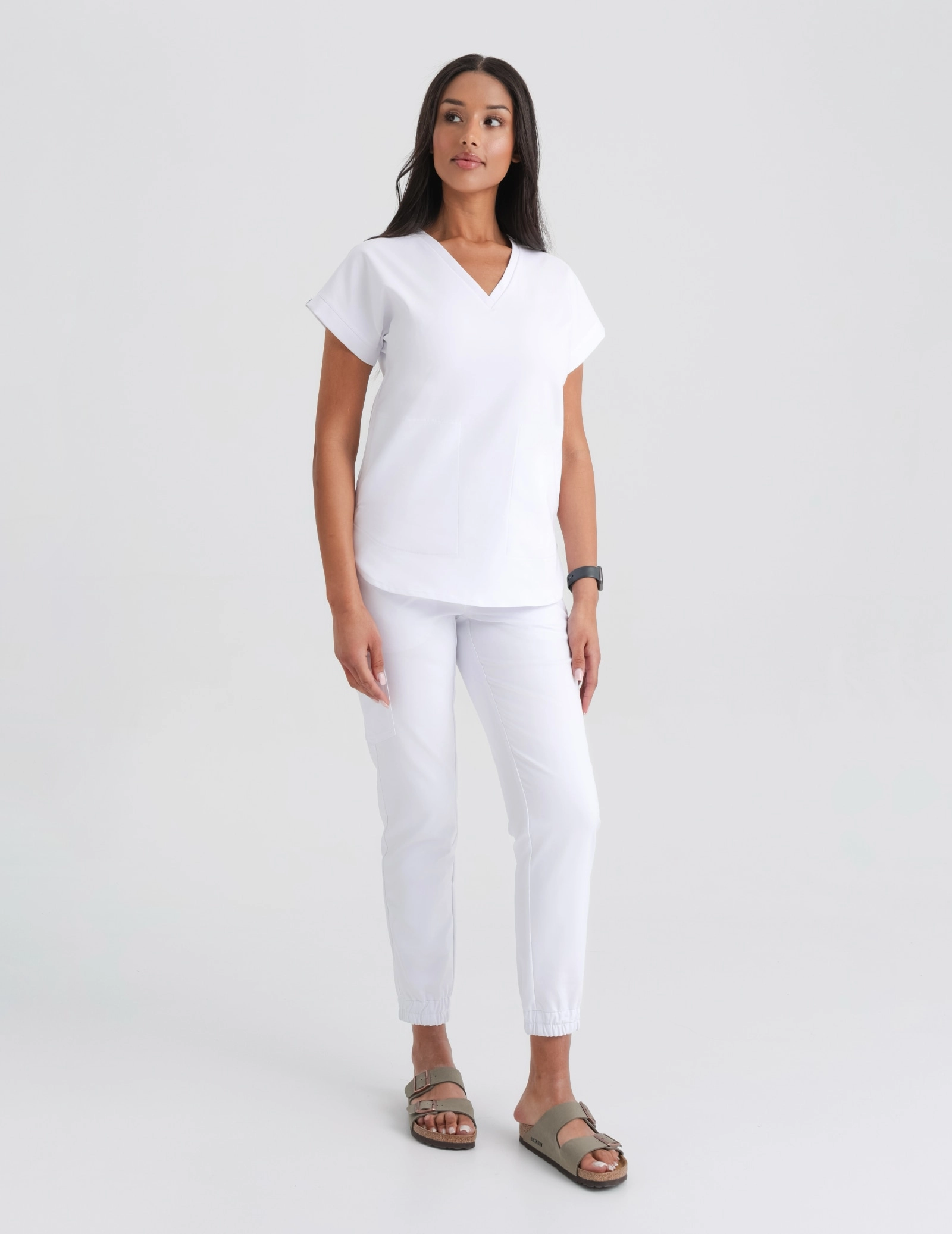 Pantaloni Medici Donna Jogger - WHITE