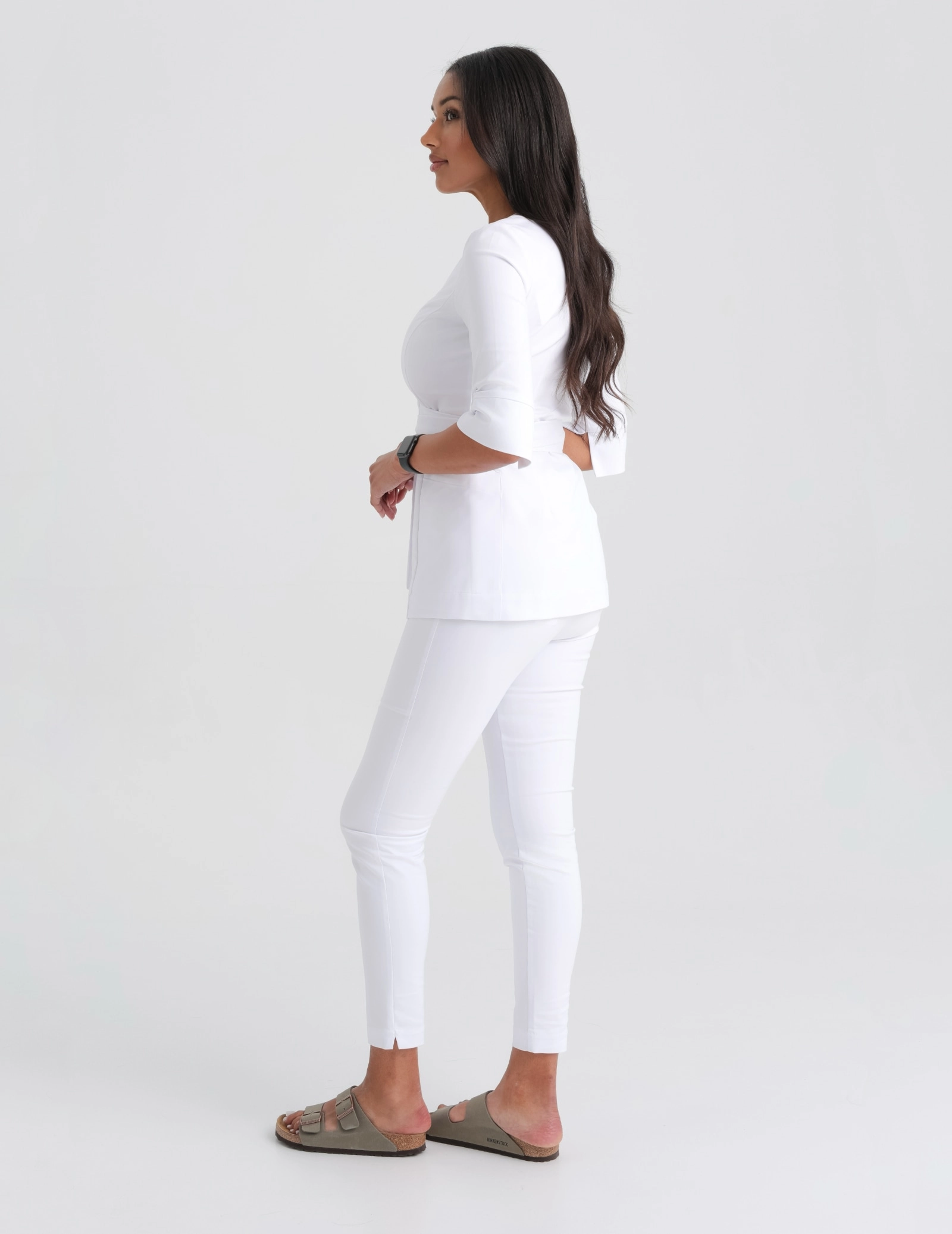 Pantaloni Medici Donna Slim Fit – WHITE