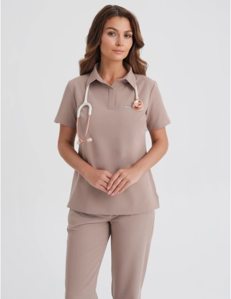 Casacca Medica Polo - BEIGE