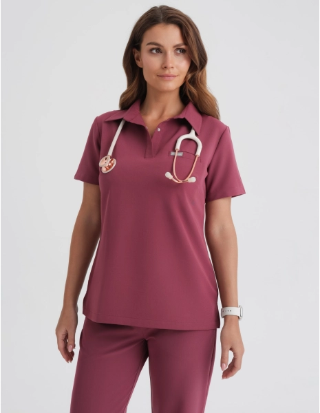 Casacca Medica Polo - MULLED WINE
