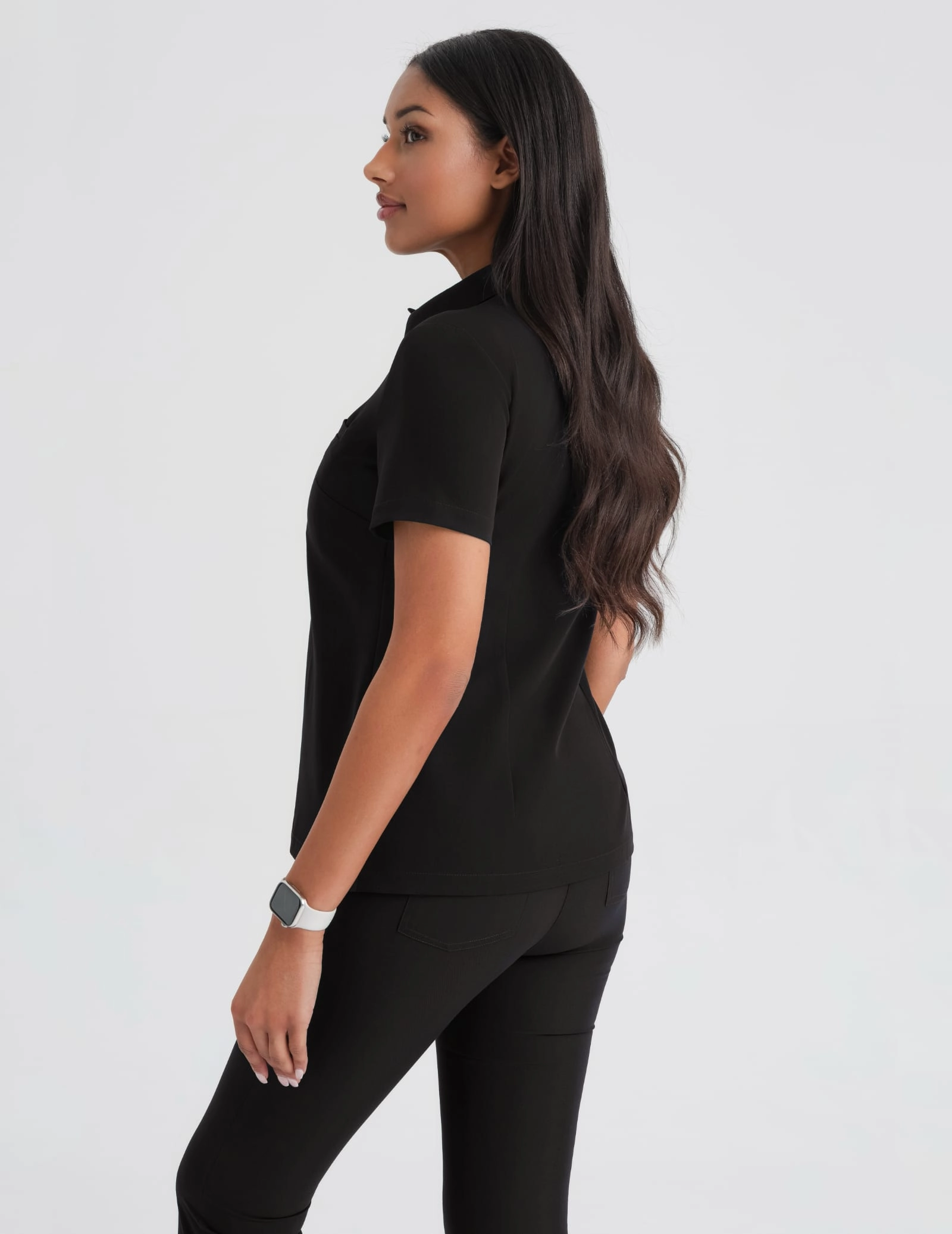 Casacca Medica Polo - BLACK